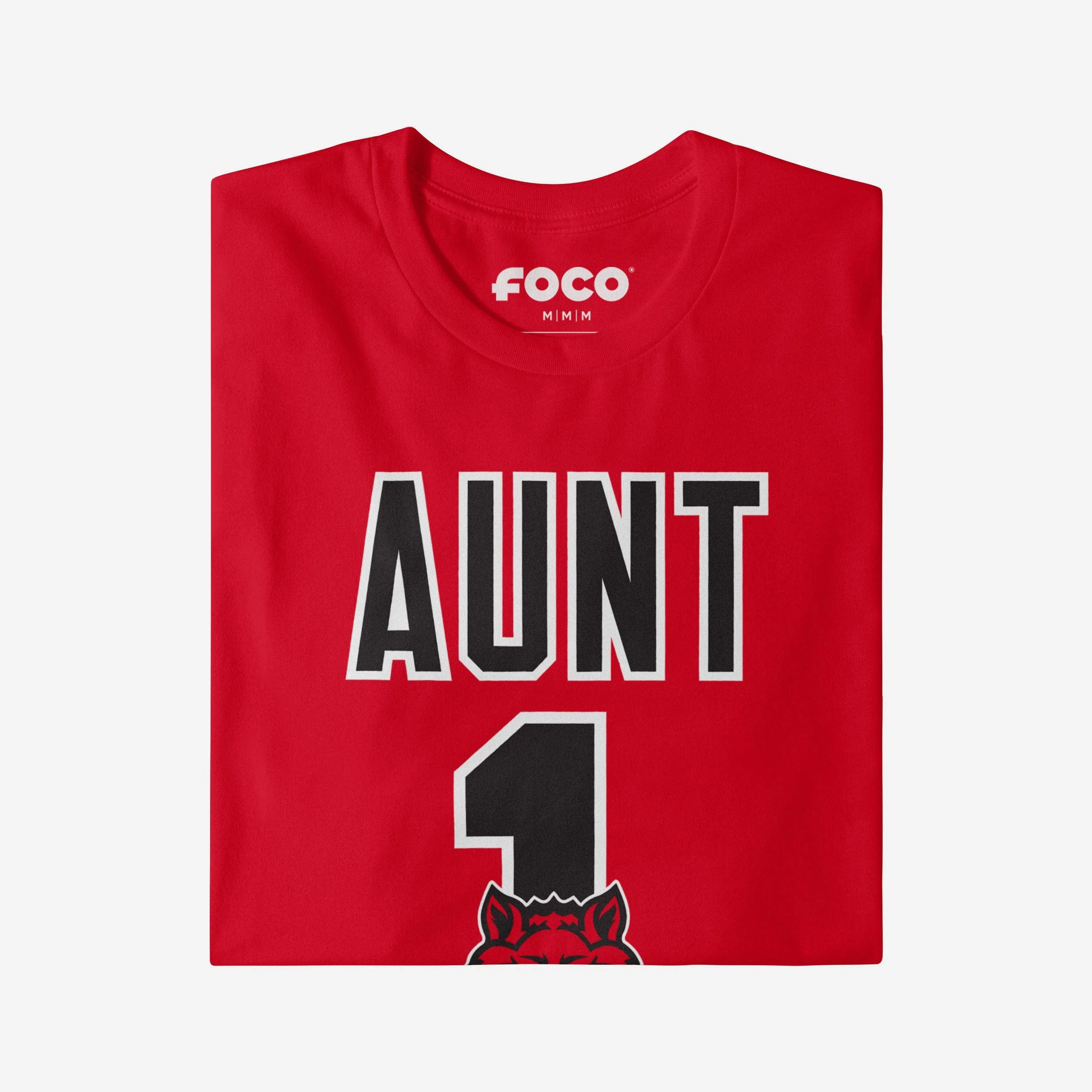 Arkansas State Red Wolves Number 1 Aunt T-Shirt - Image 3