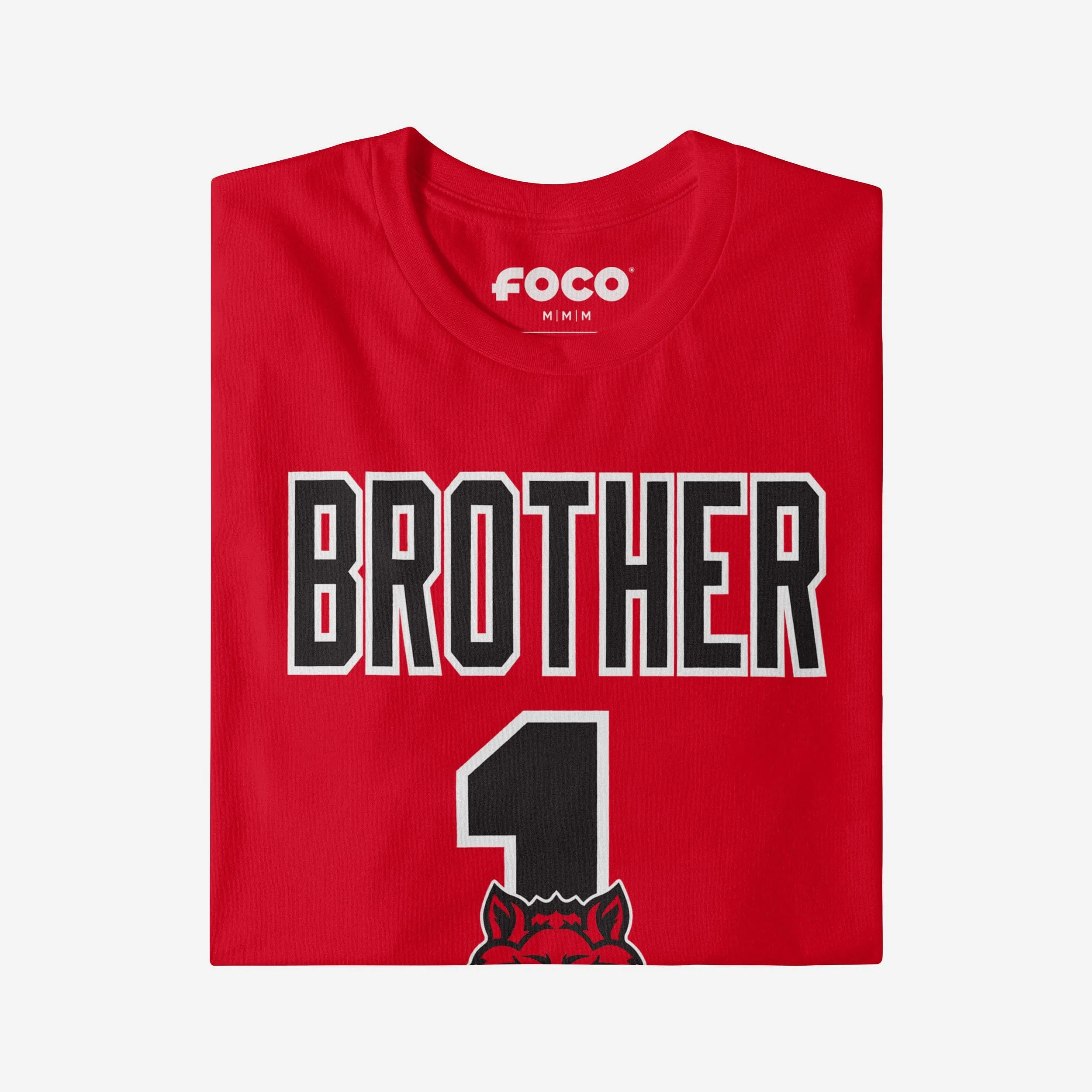 Arkansas State Red Wolves Number 1 Bro T-Shirt - Image 3