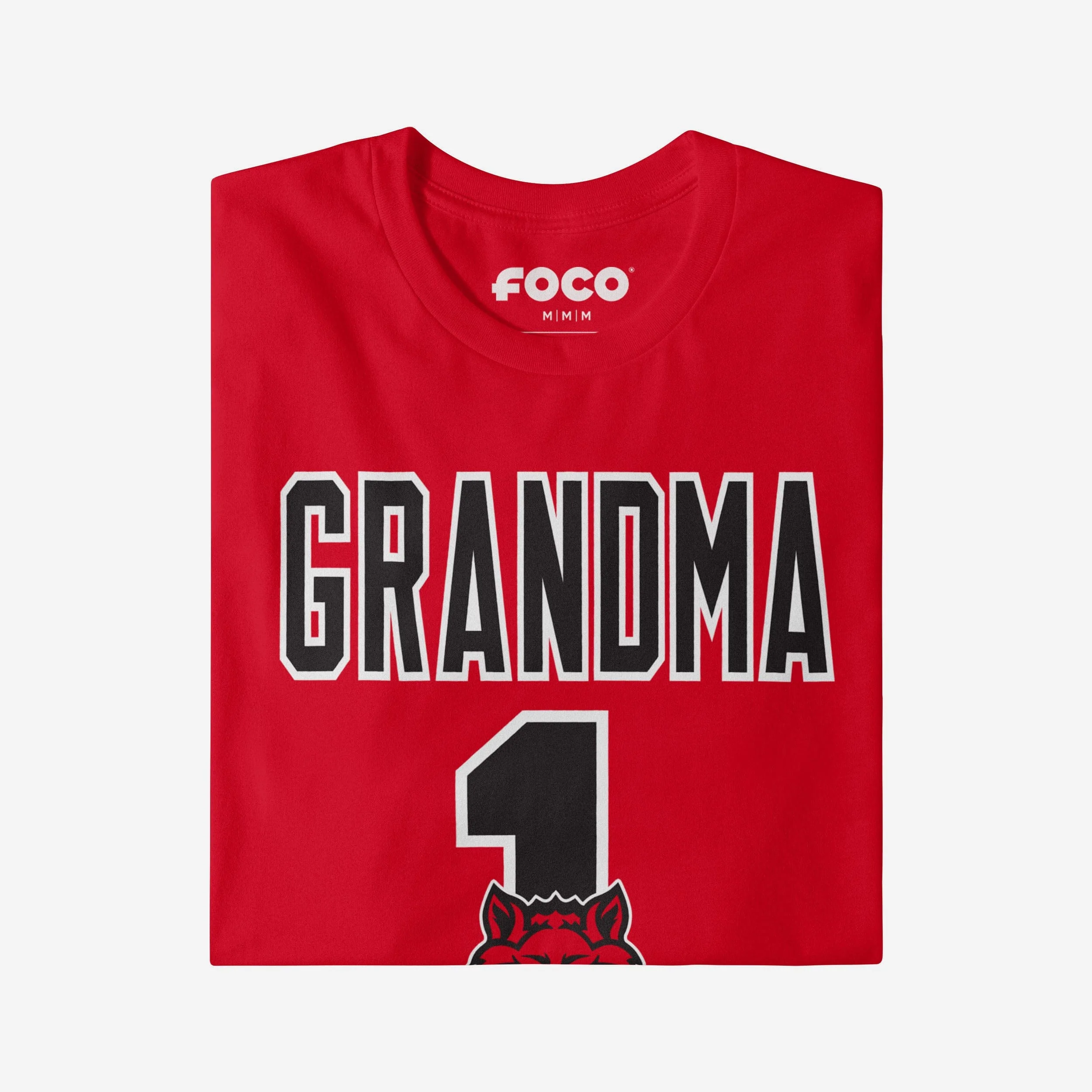 Arkansas State Red Wolves Number 1 Grandma T-Shirt - Image 3