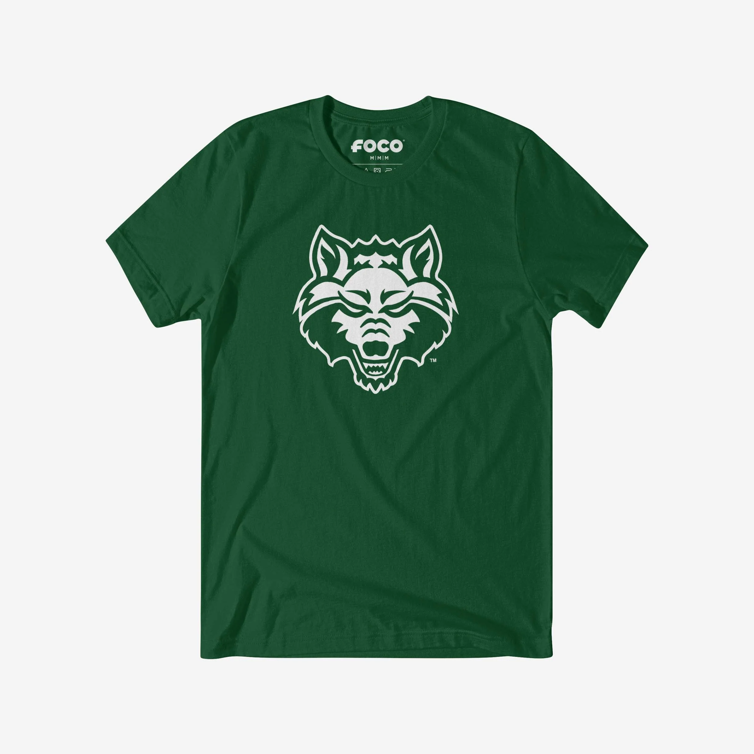 Arkansas State Red Wolves White Logo T-Shirt