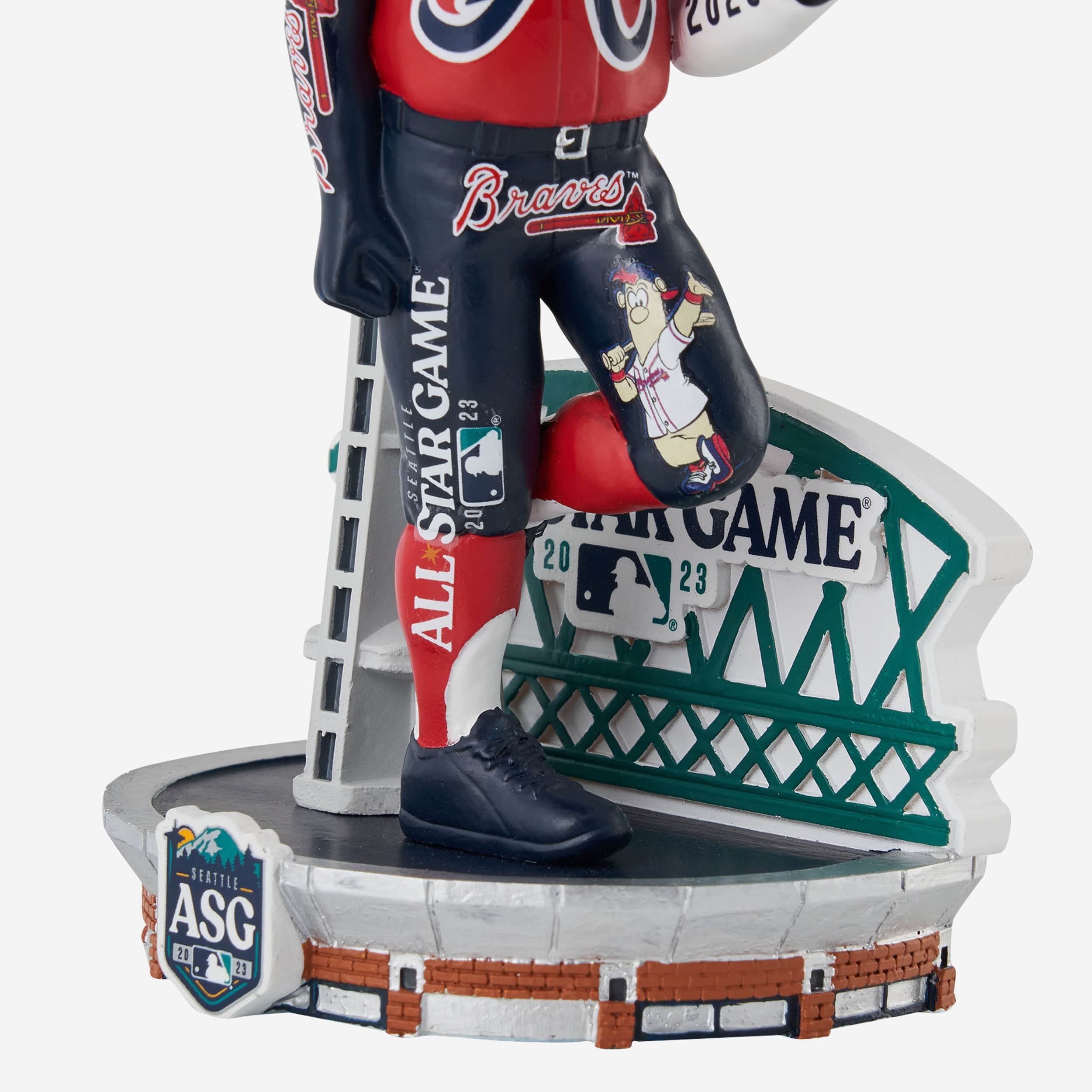 Atlanta Braves 2023 All-Star Bobbles on Parade Bobblehead - Image 3