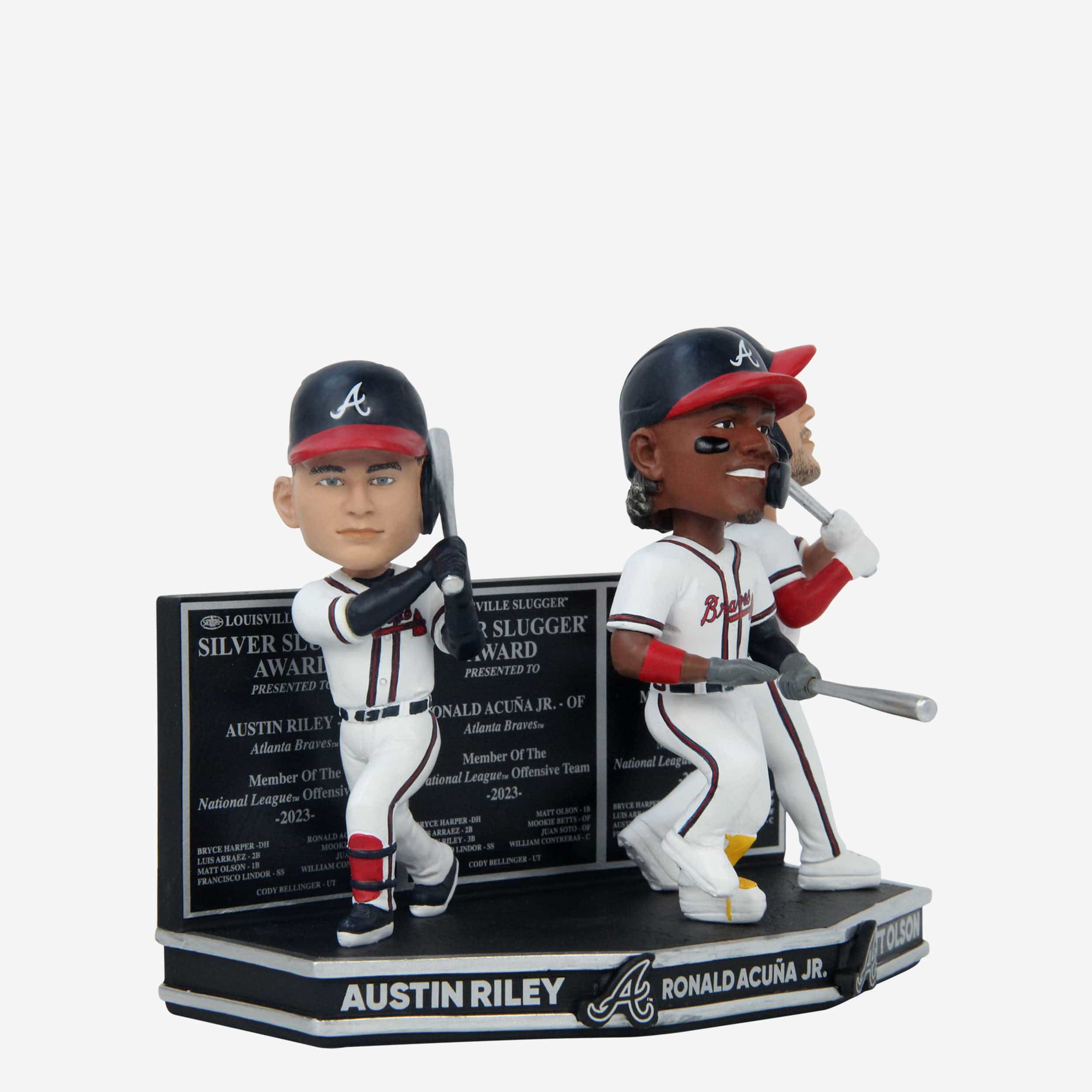Atlanta Braves 2023 Silver Slugger Mini Bobblehead Scene - Image 6
