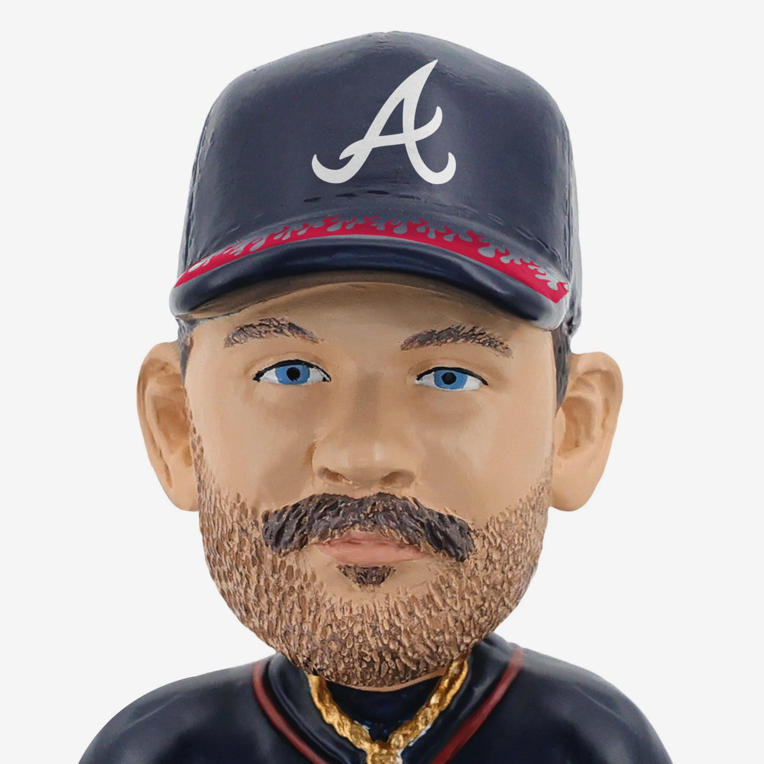 Atlanta Braves 2025 MLB Speedway Classic Pit Crew Mini Bobblehead Scene - Image 3