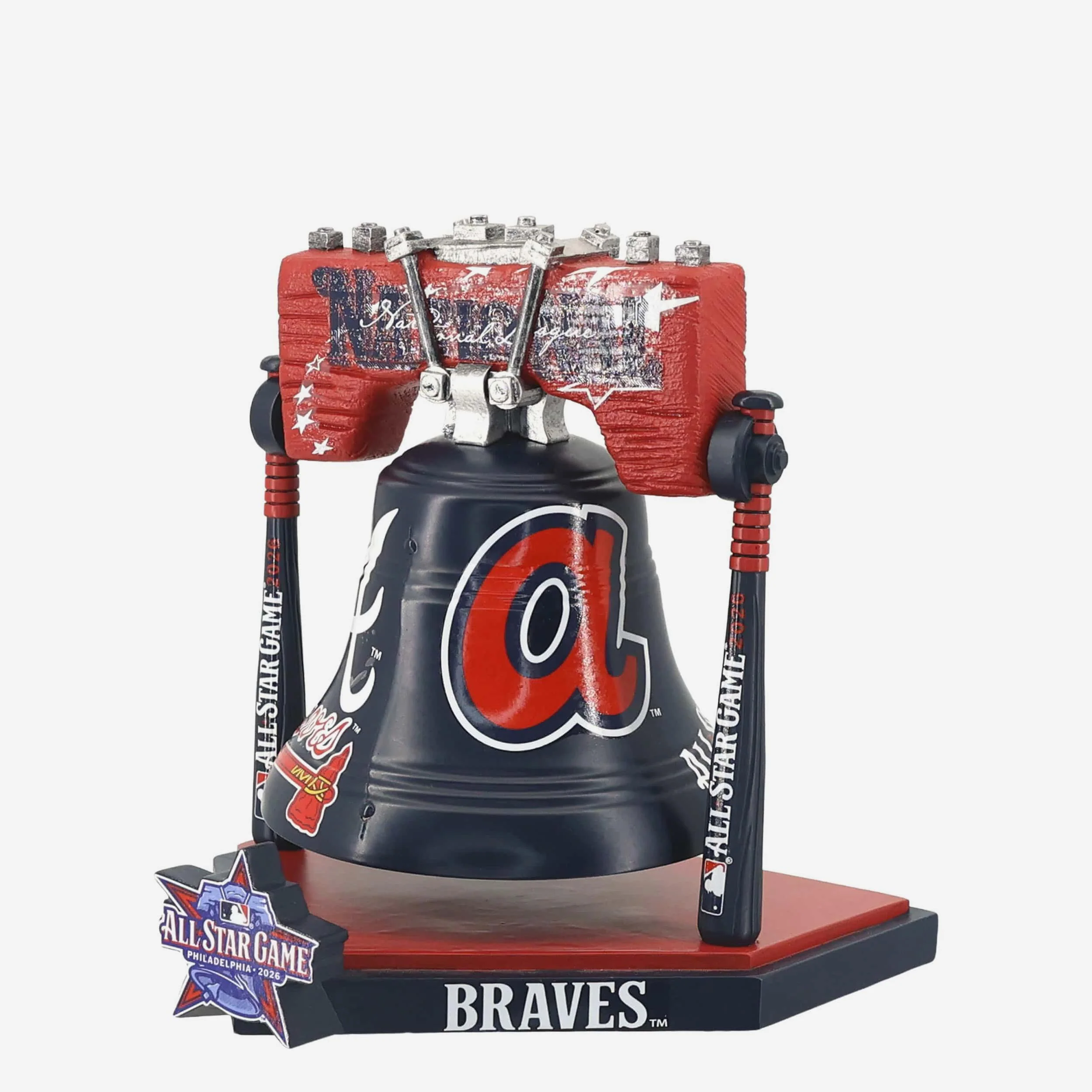 Atlanta Braves 2026 MLB All Star Liberty Bell Figurine - Image 3