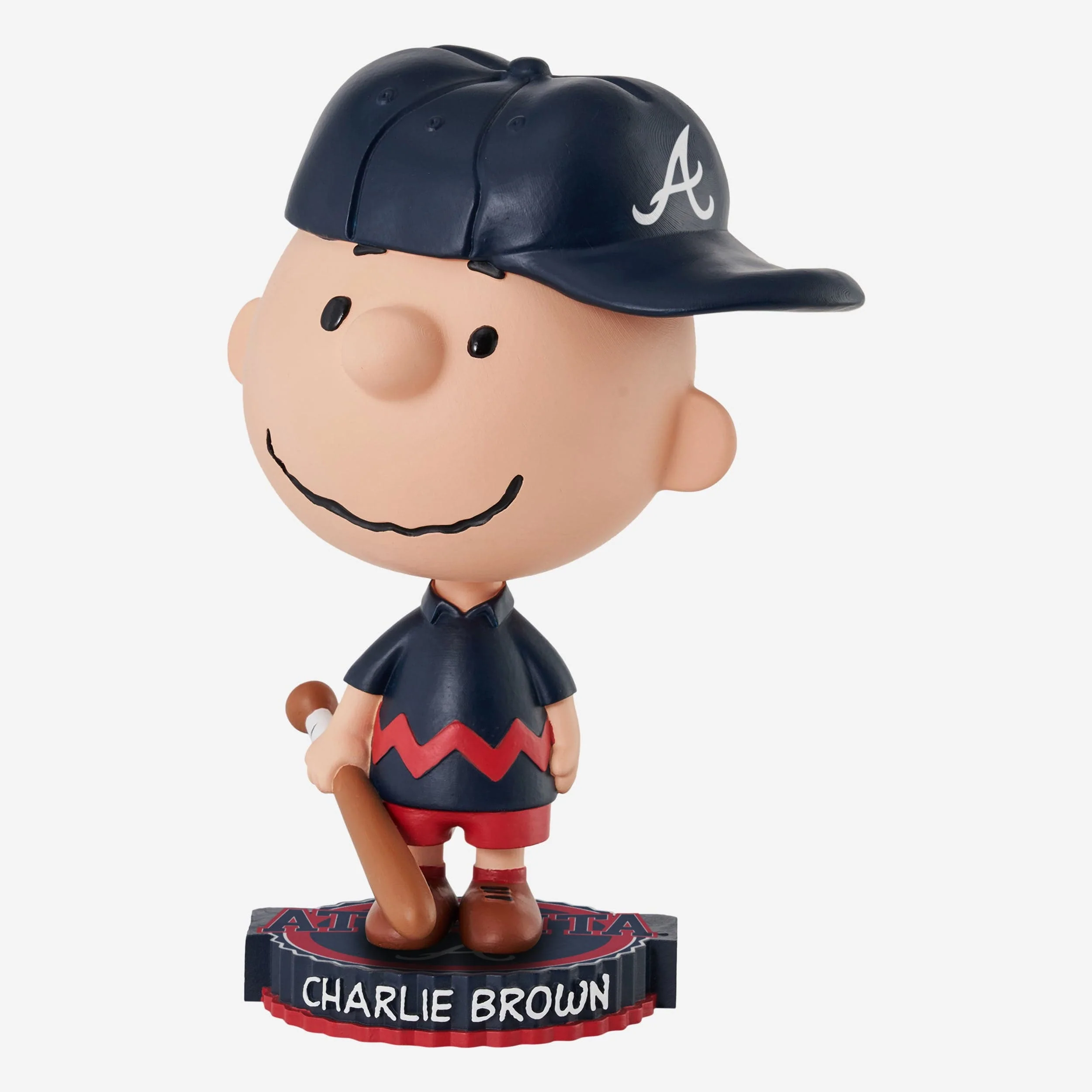Atlanta Braves Charlie Brown Peanuts Bighead Bobblehead