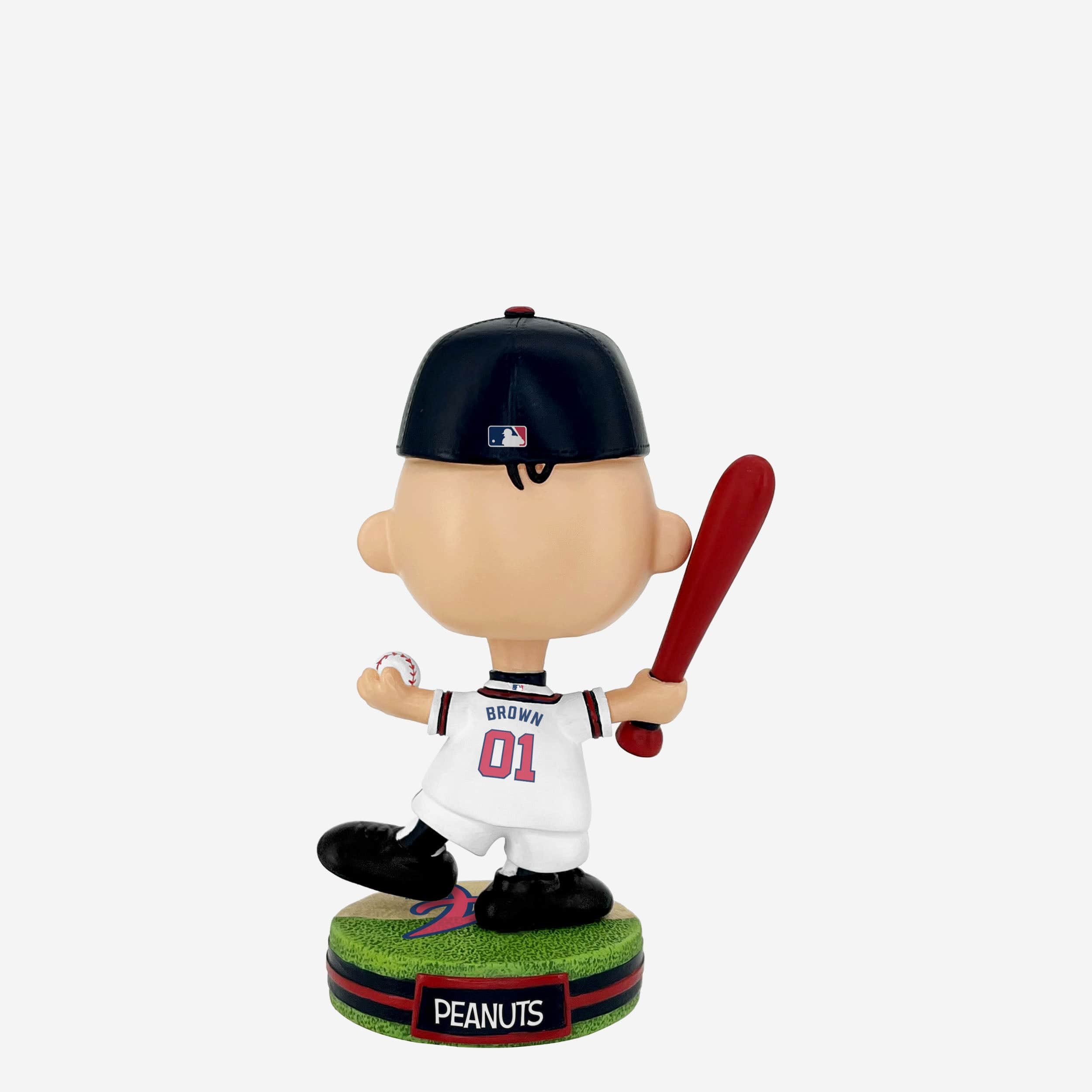 Atlanta Braves Charlie Brown Peanuts Mini Bighead Bobblehead - Image 5