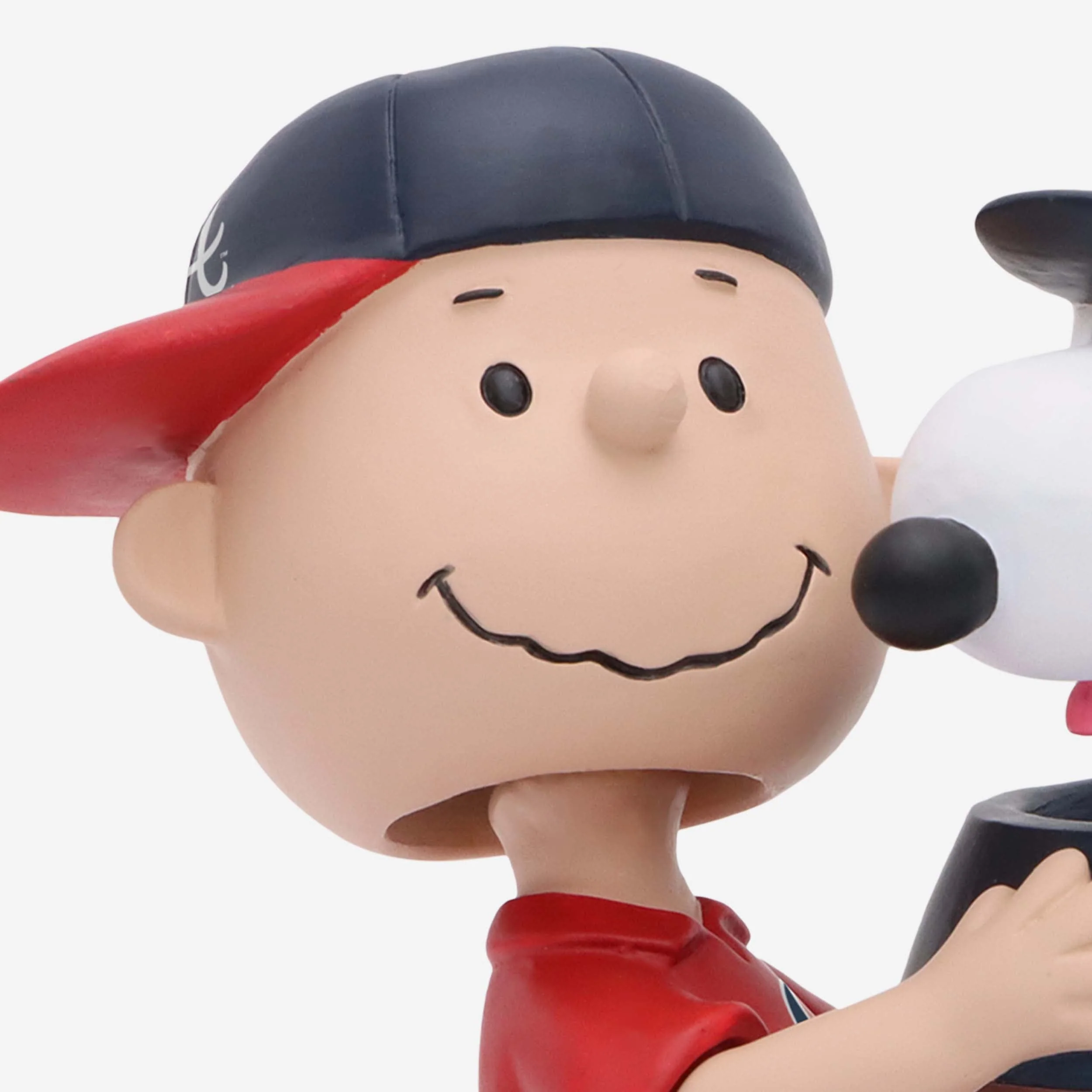 Atlanta Braves Charlie Brown & Snoopy Peanuts Dual Mini Bighead Bobblehead - Image 2