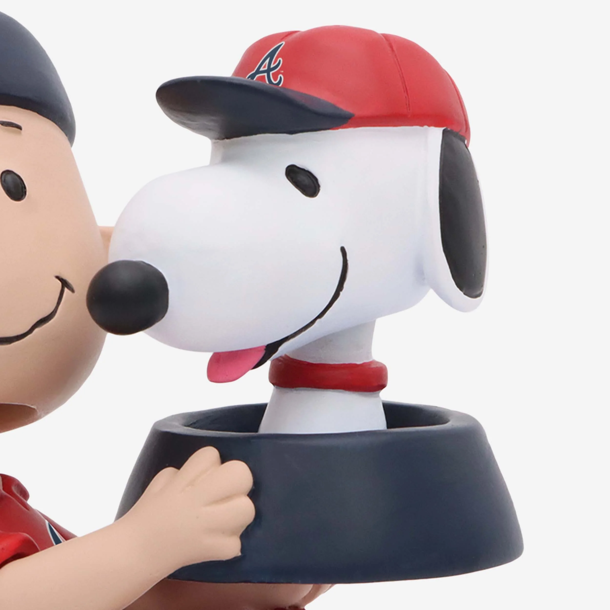 Atlanta Braves Charlie Brown & Snoopy Peanuts Dual Mini Bighead Bobblehead - Image 3