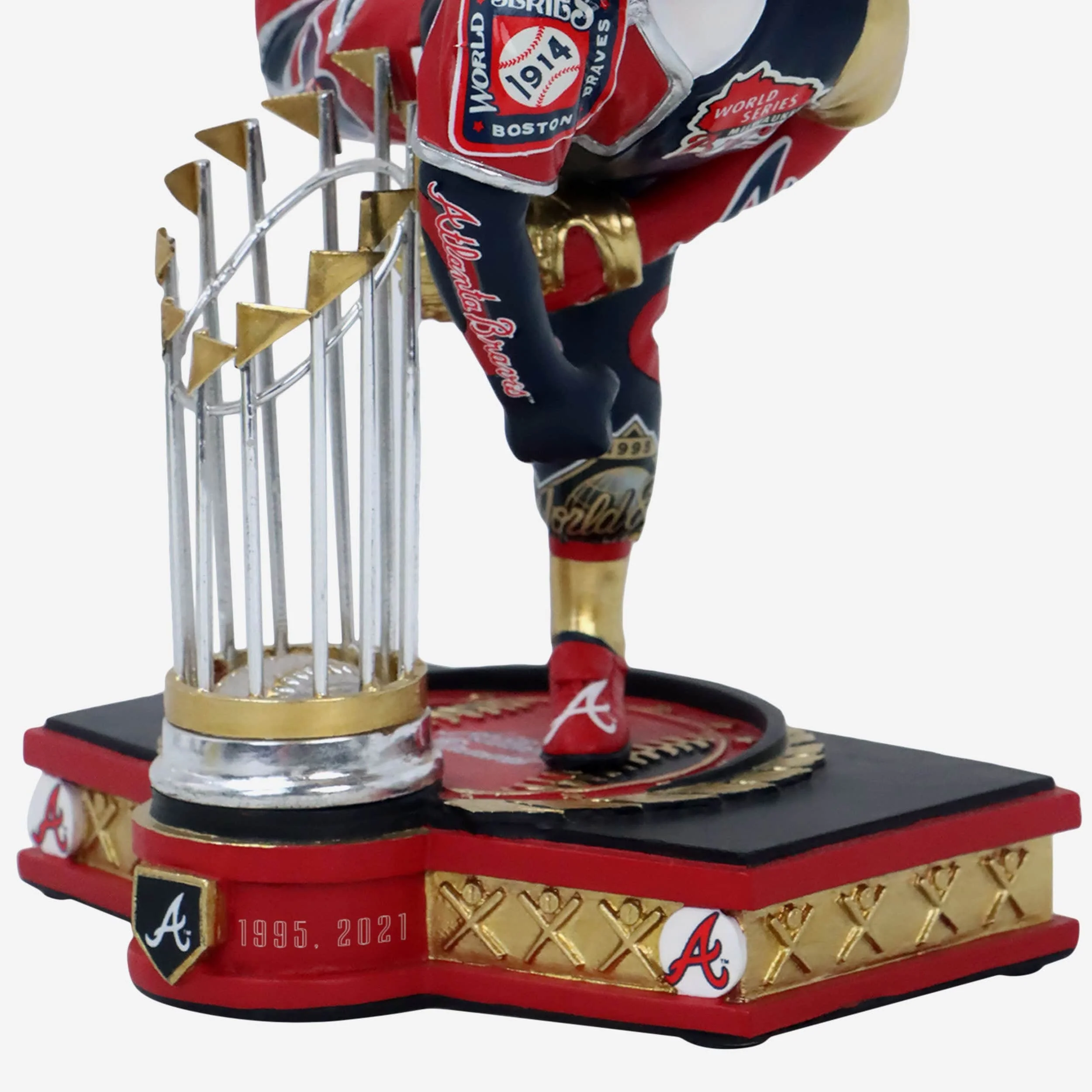 Atlanta Braves Commemorative World Series Championship Bobblehead - Image 3