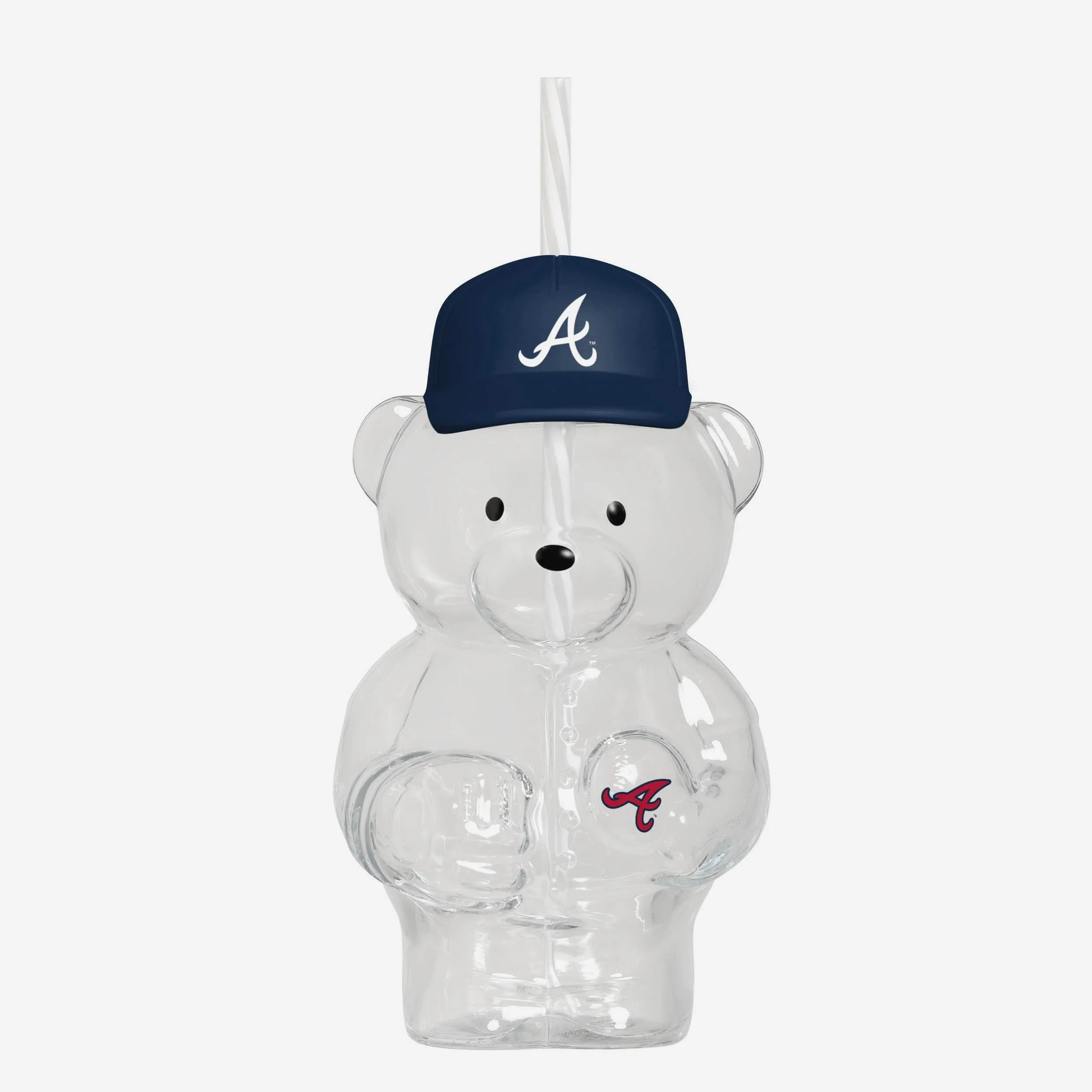 Atlanta Braves Glass Bear Tumbler