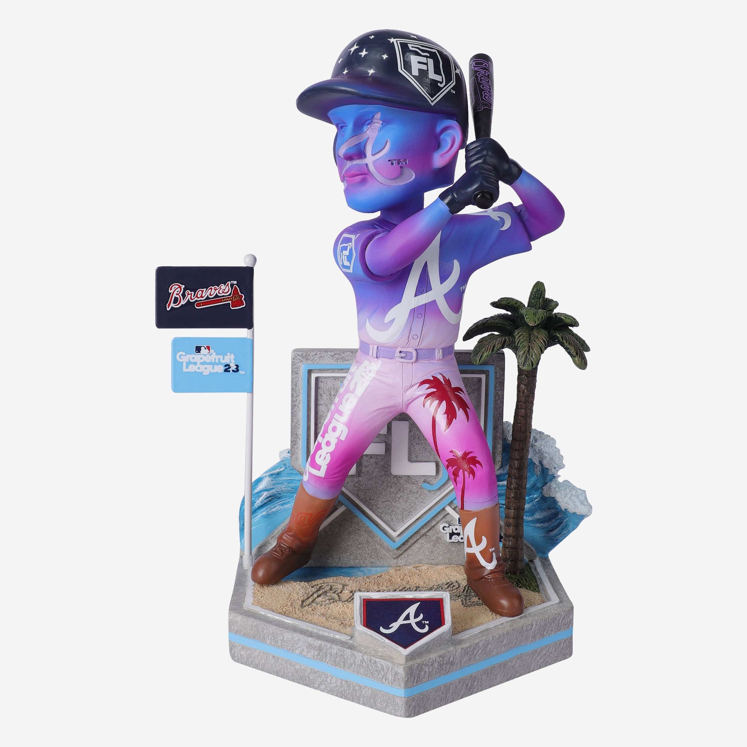 Atlanta Braves Grapefruit League Bobbles On Parade Bobblehead