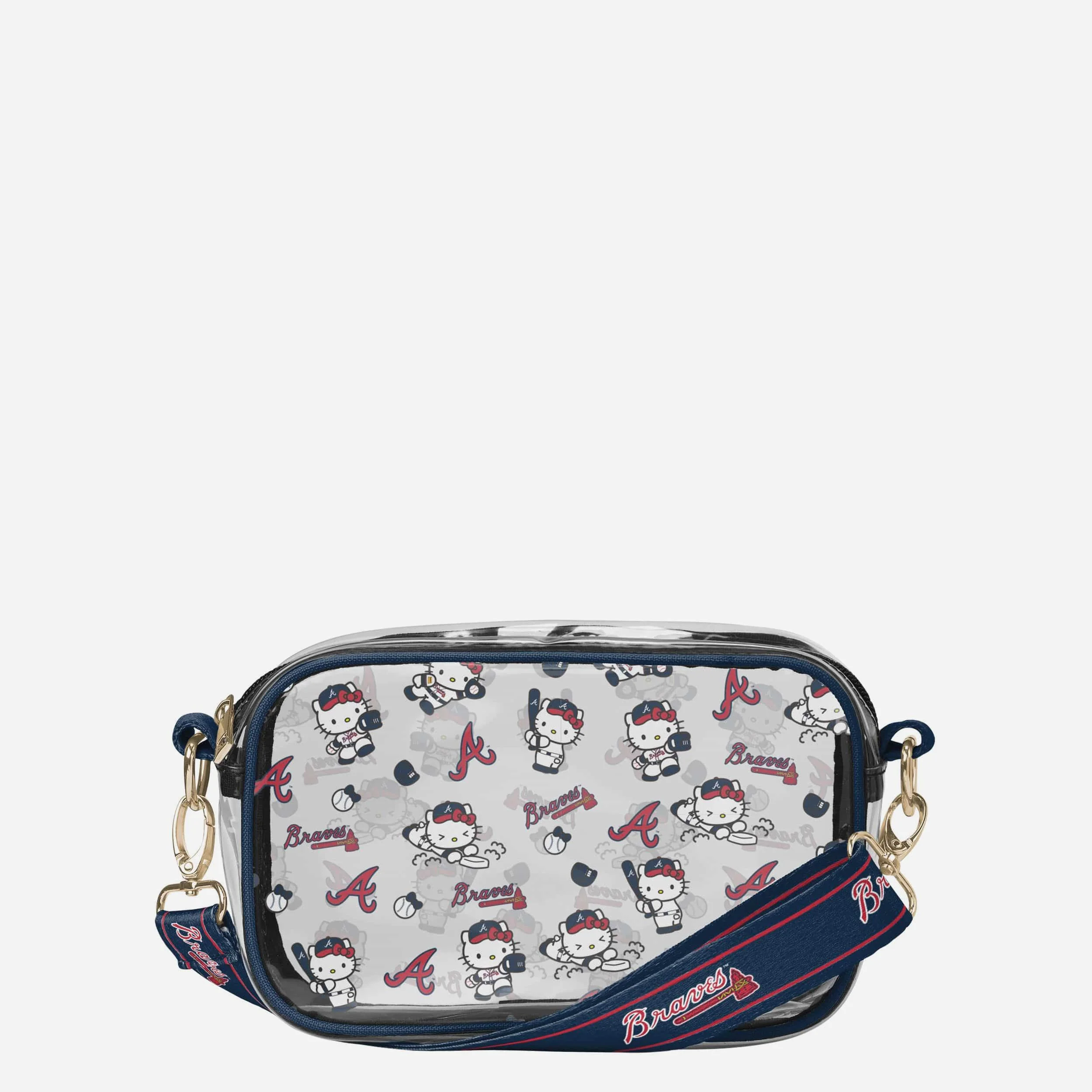 Atlanta Braves Hello Kitty® Clear Crossbody Bag