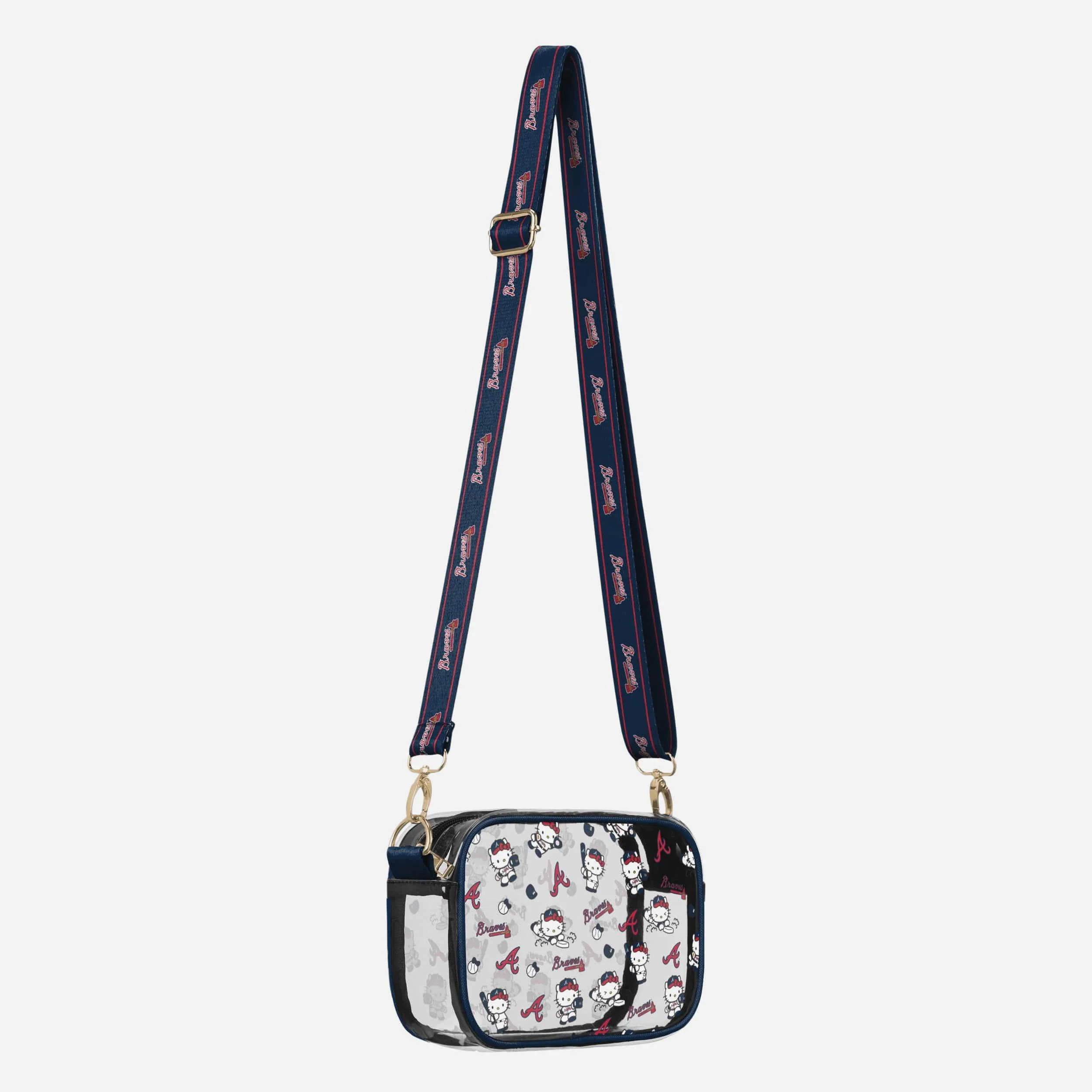 Atlanta Braves Hello Kitty® Clear Crossbody Bag - Image 2