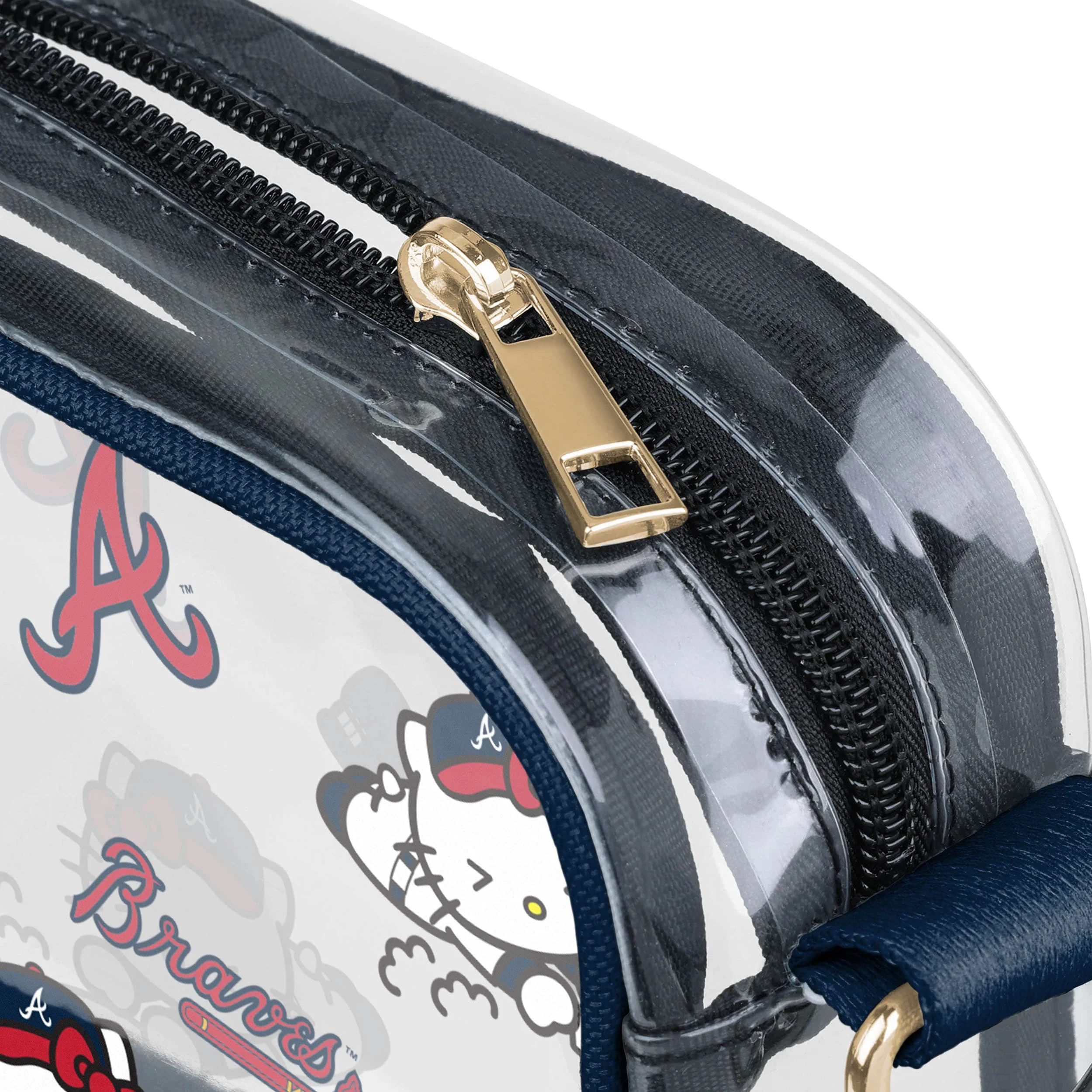 Atlanta Braves Hello Kitty® Clear Crossbody Bag - Image 4