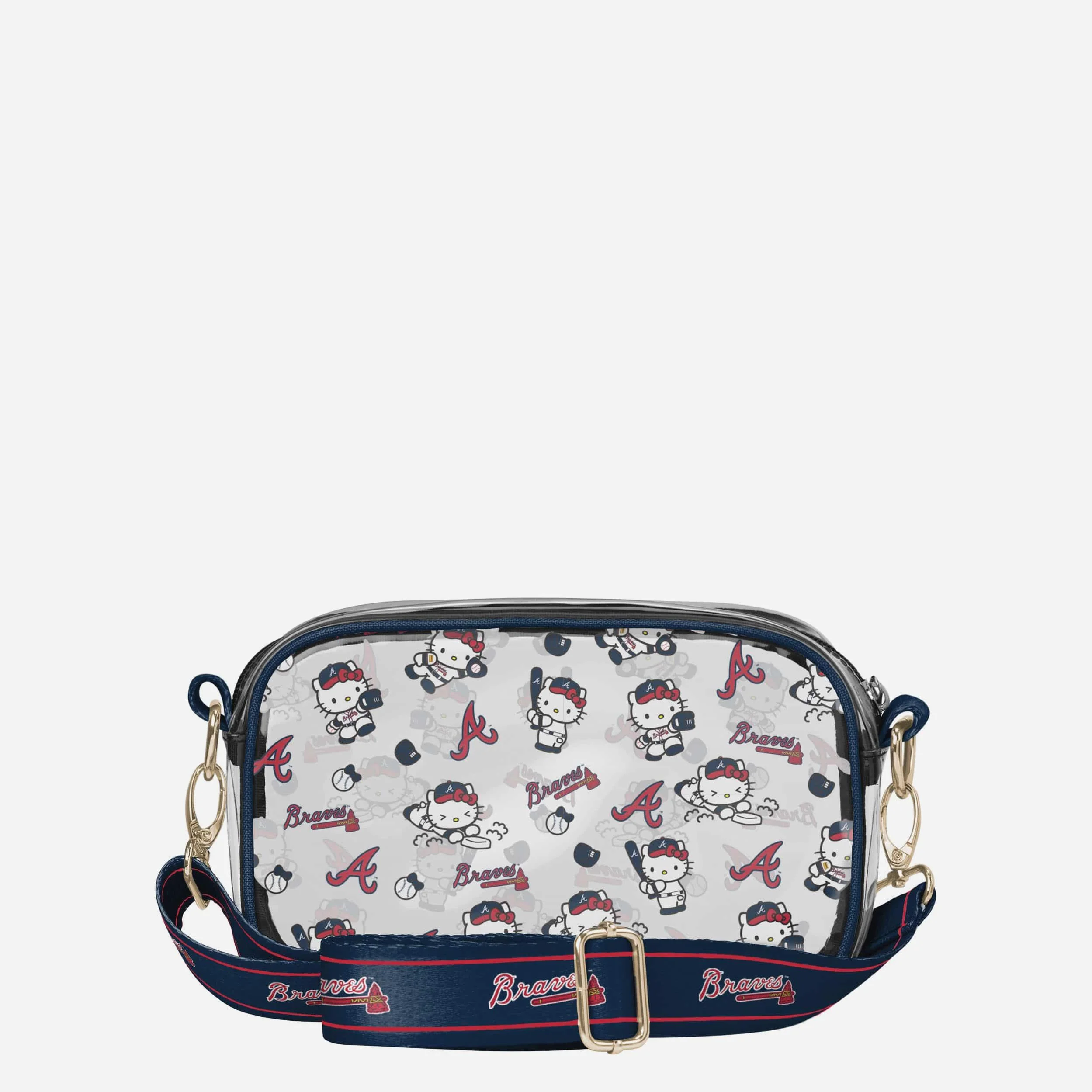 Atlanta Braves Hello Kitty® Clear Crossbody Bag - Image 5