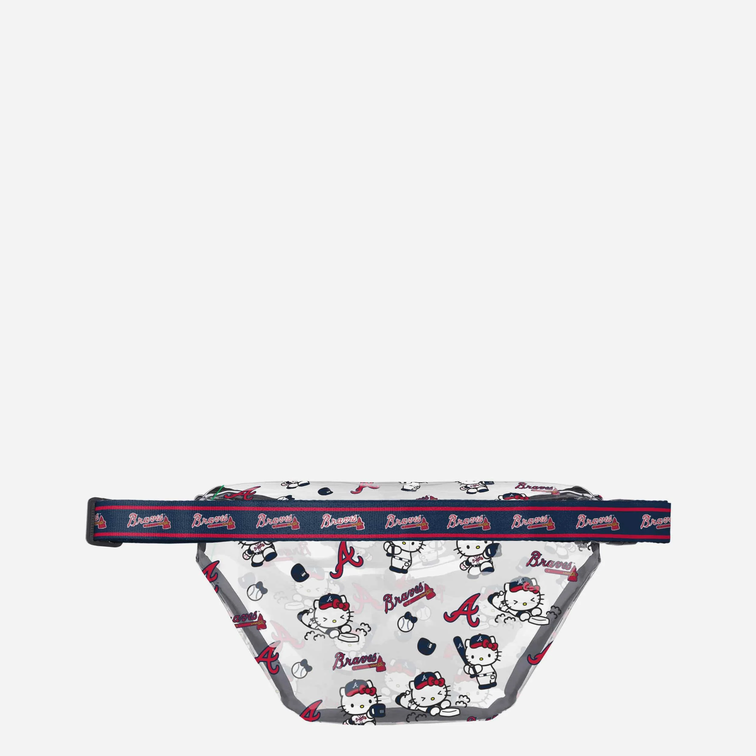 Atlanta Braves Hello Kitty® Clear Fanny Pack - Image 2