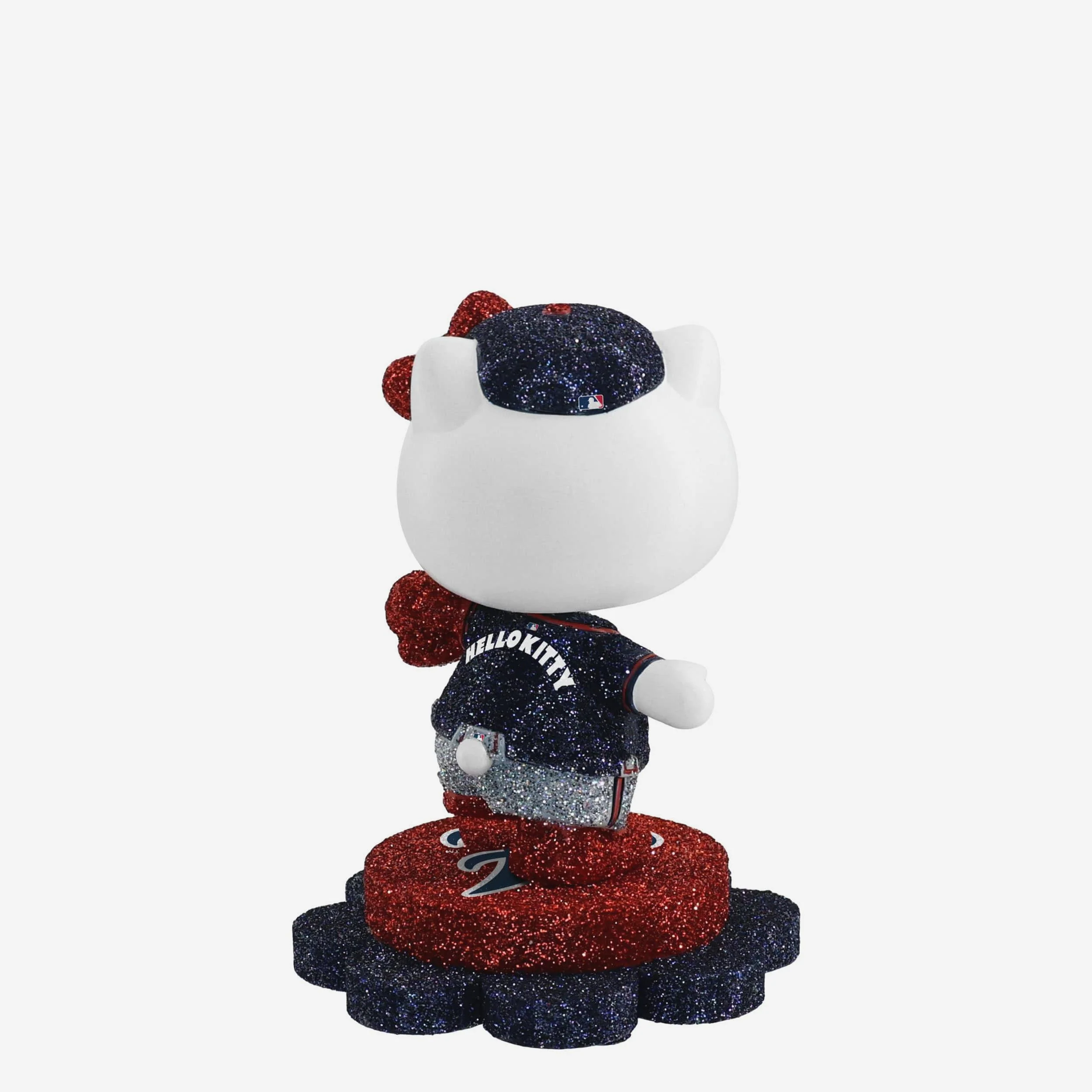 Atlanta Braves Hello Kitty® Glitter Mini Bobblehead - Image 5