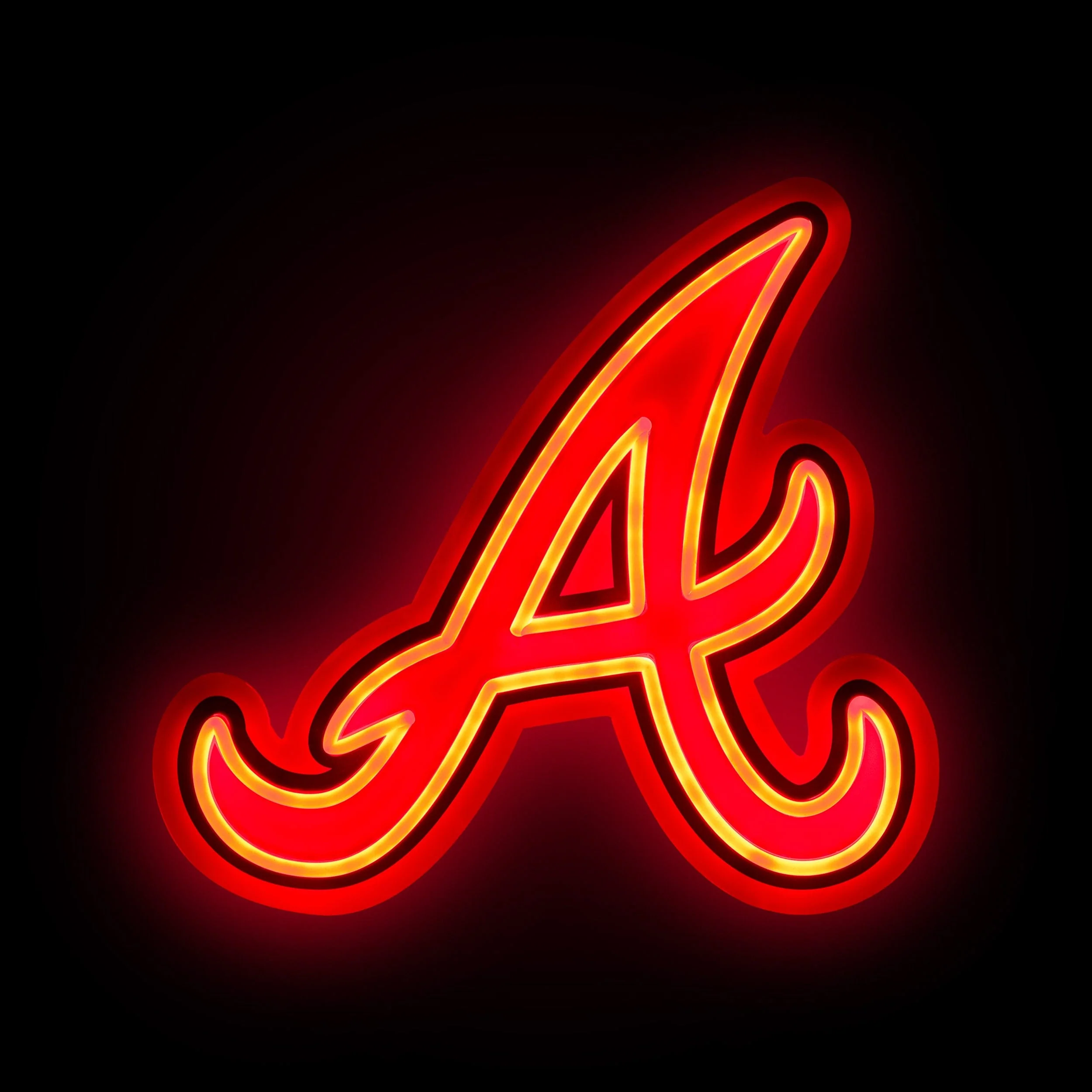 Atlanta Braves LED Neon Light Up Team Logo Sign - Image 2