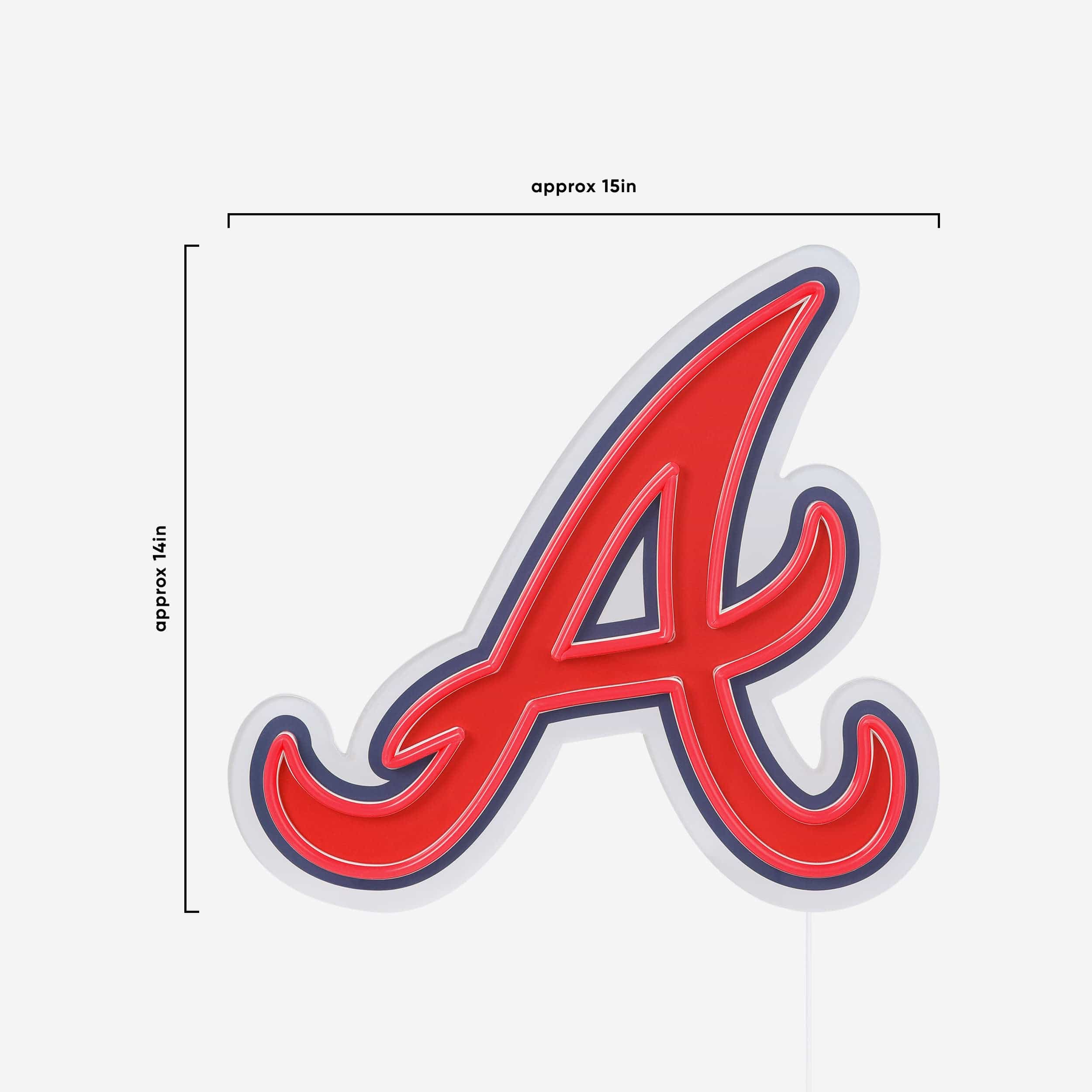 Atlanta Braves LED Neon Light Up Team Logo Sign - Image 5