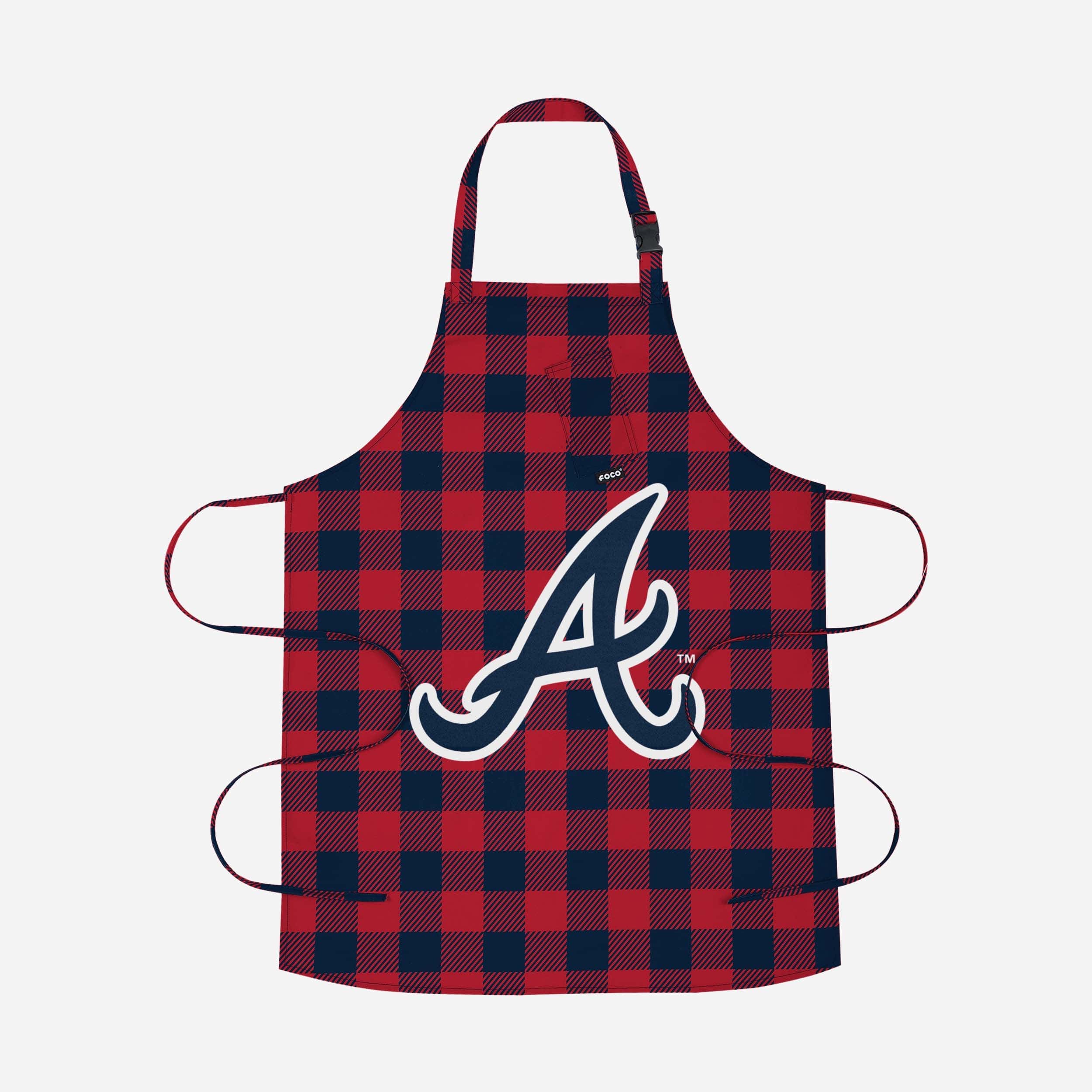Atlanta Braves Plaid Apron