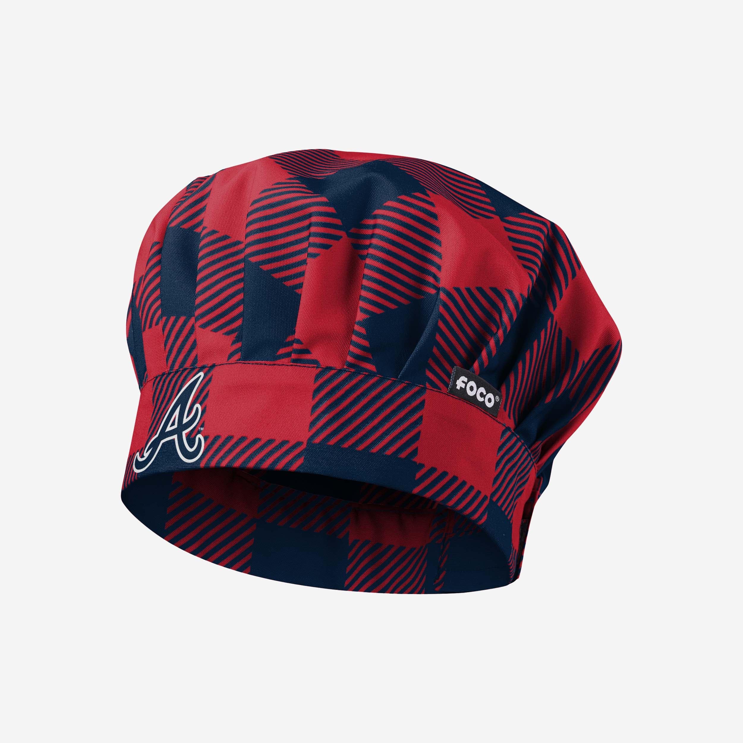 Atlanta Braves Plaid Chef Hat
