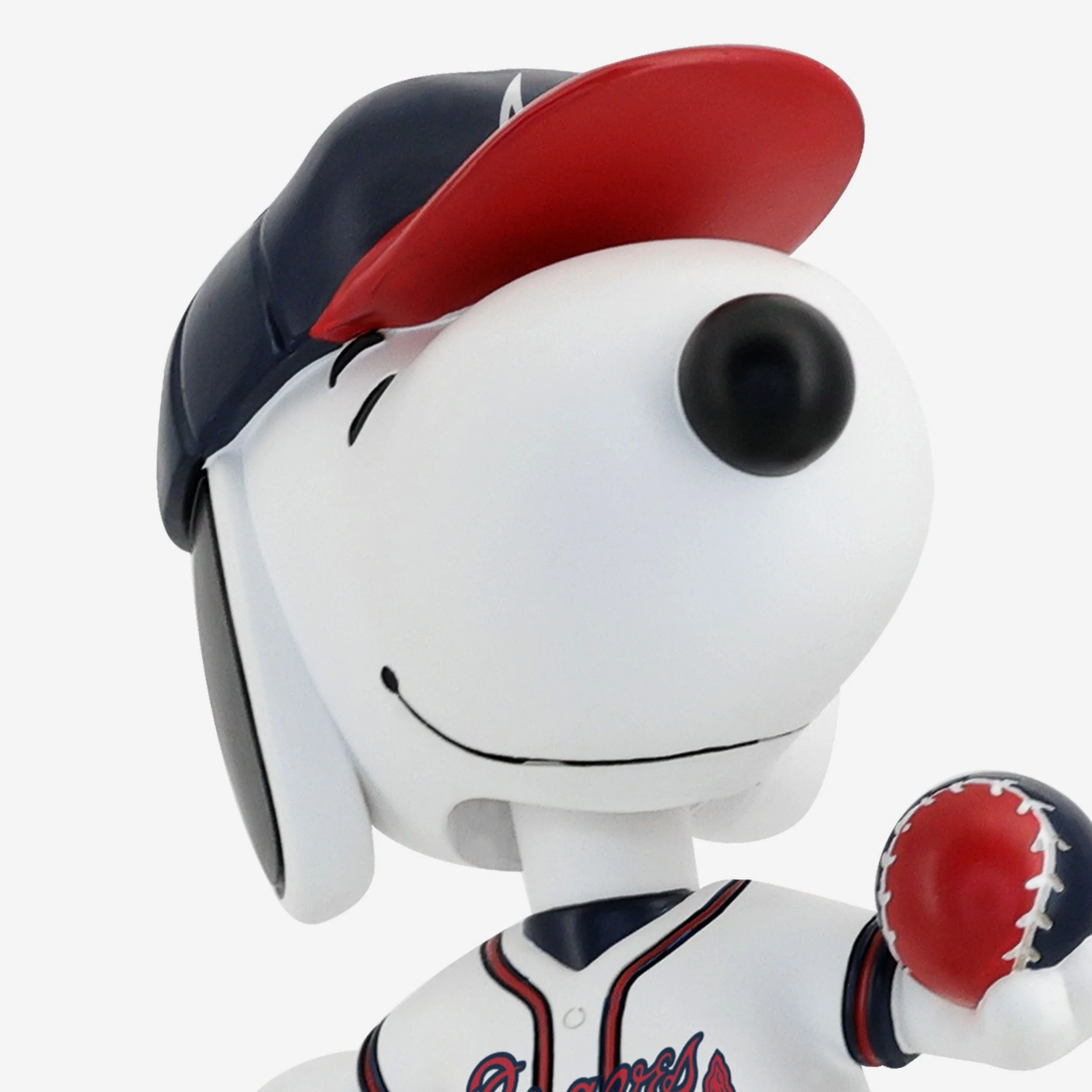 Atlanta Braves Snoopy Peanuts Batter Up Bighead Bobblehead - Image 2