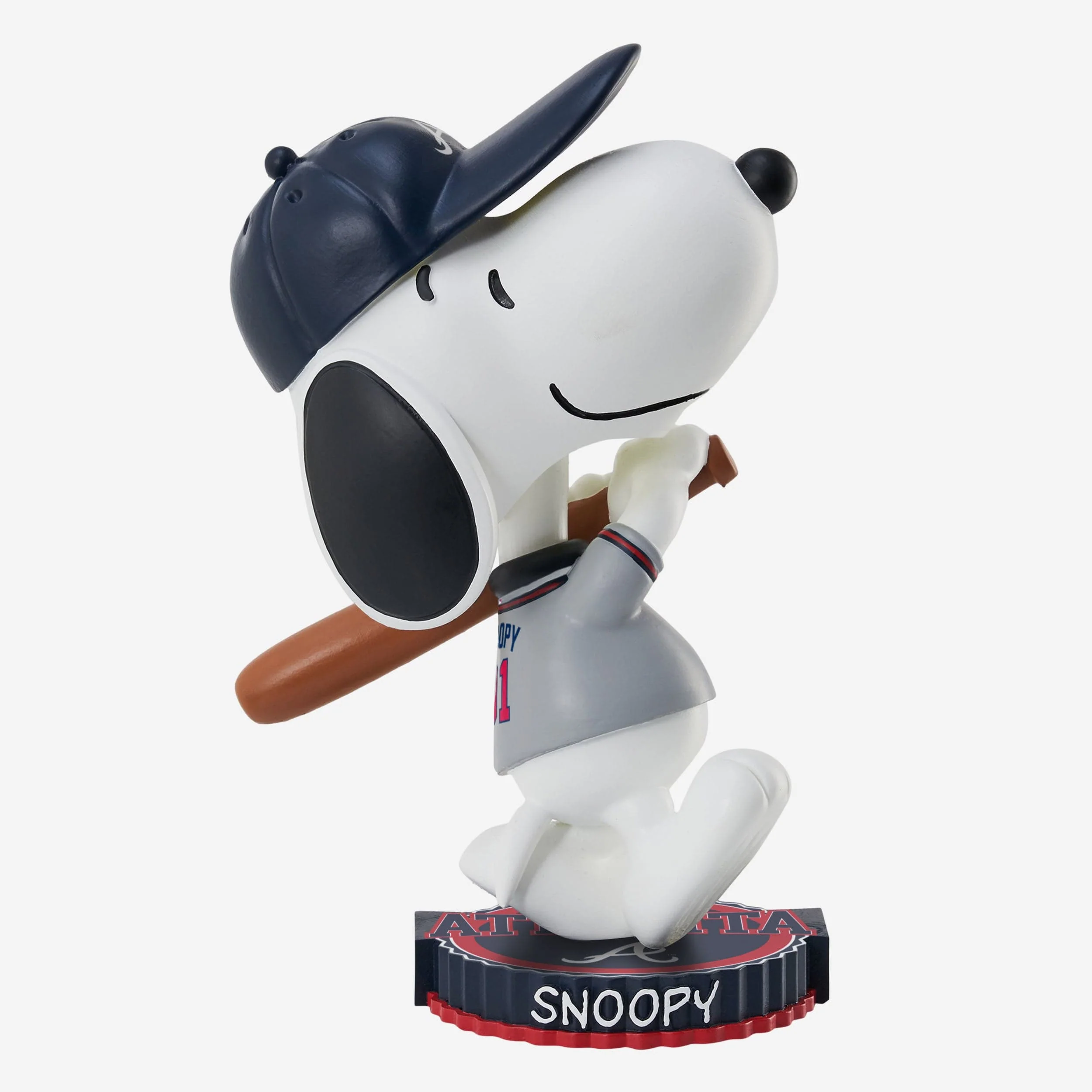 Atlanta Braves Snoopy Peanuts Bighead Bobblehead