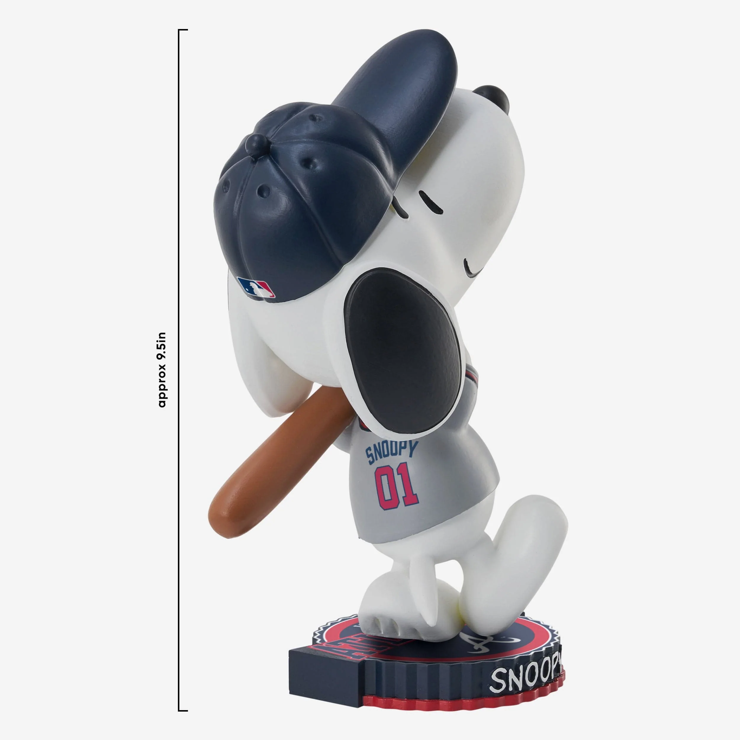 Atlanta Braves Snoopy Peanuts Bighead Bobblehead - Image 4