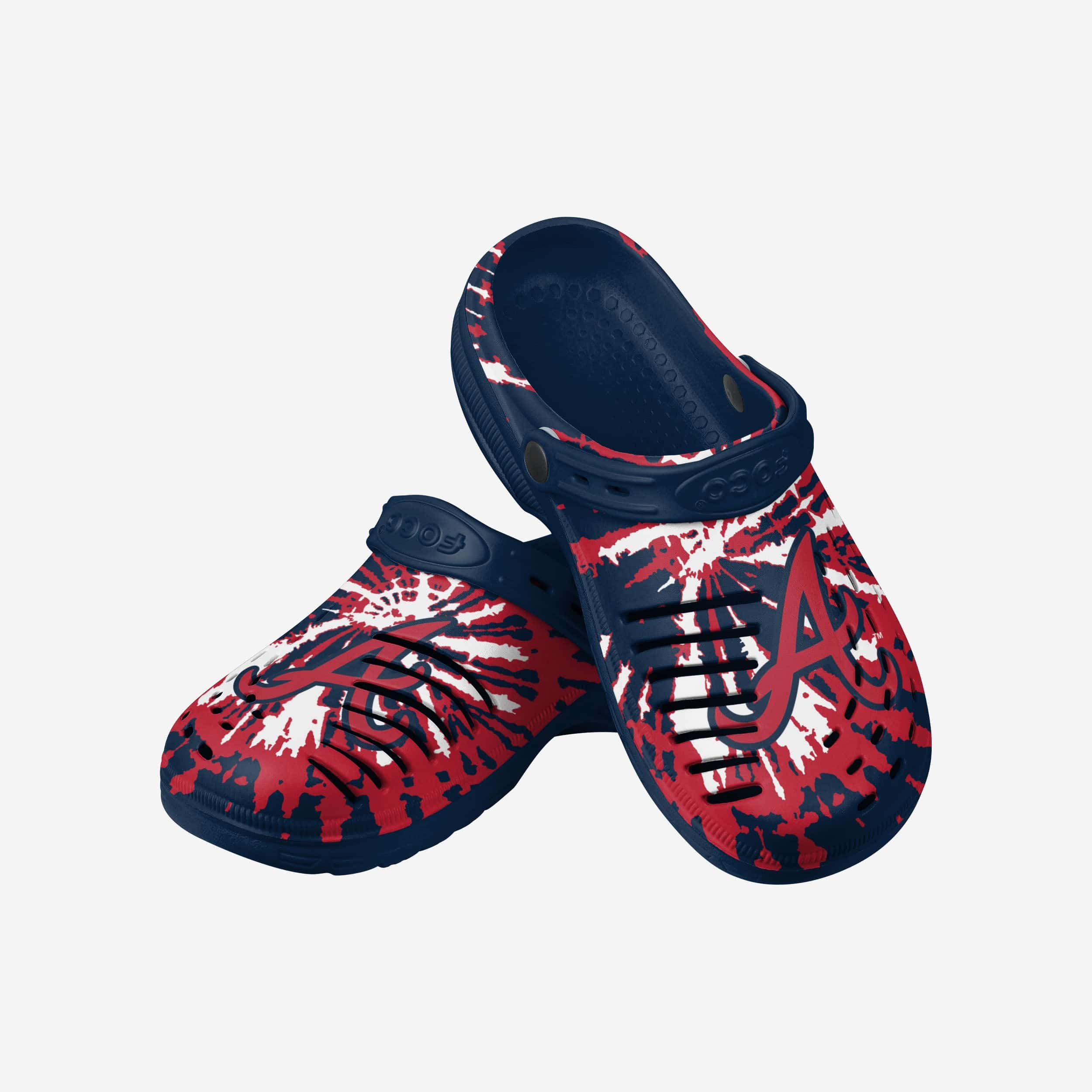 Atlanta Braves Tie-Dye Clog With Strap - Image 3