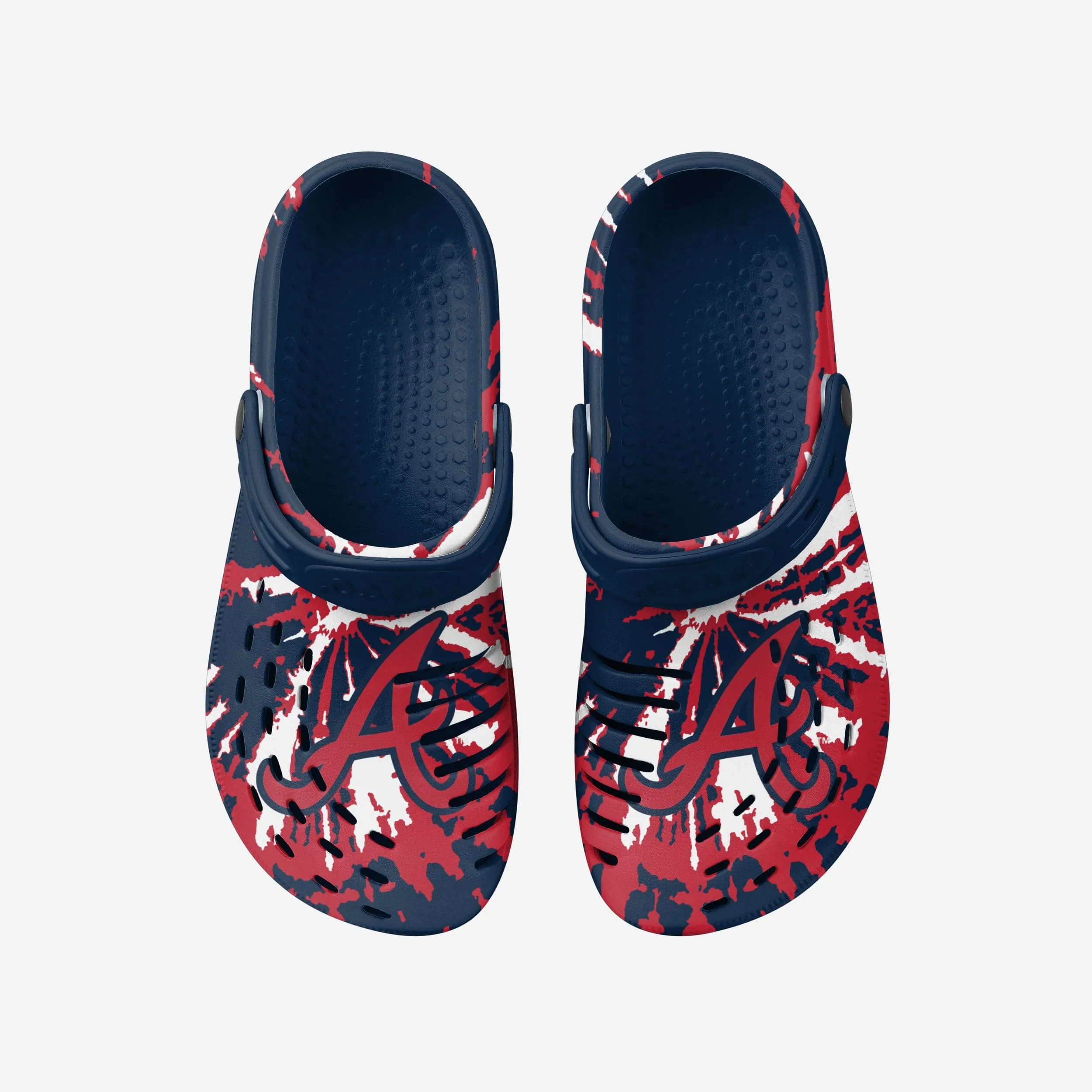 Atlanta Braves Tie-Dye Clog With Strap - Image 4
