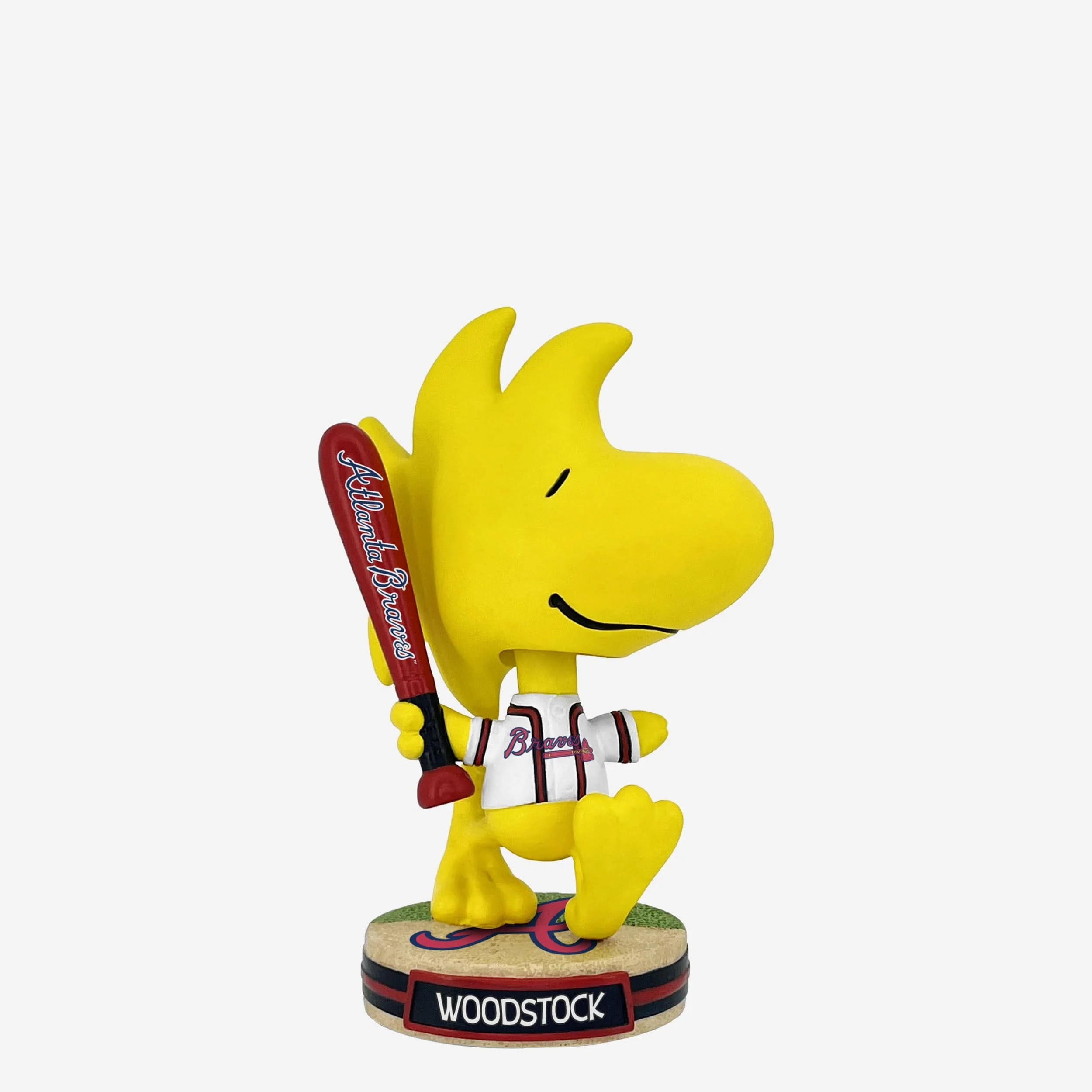Atlanta Braves Woodstock Peanuts Mini Bighead Bobblehead