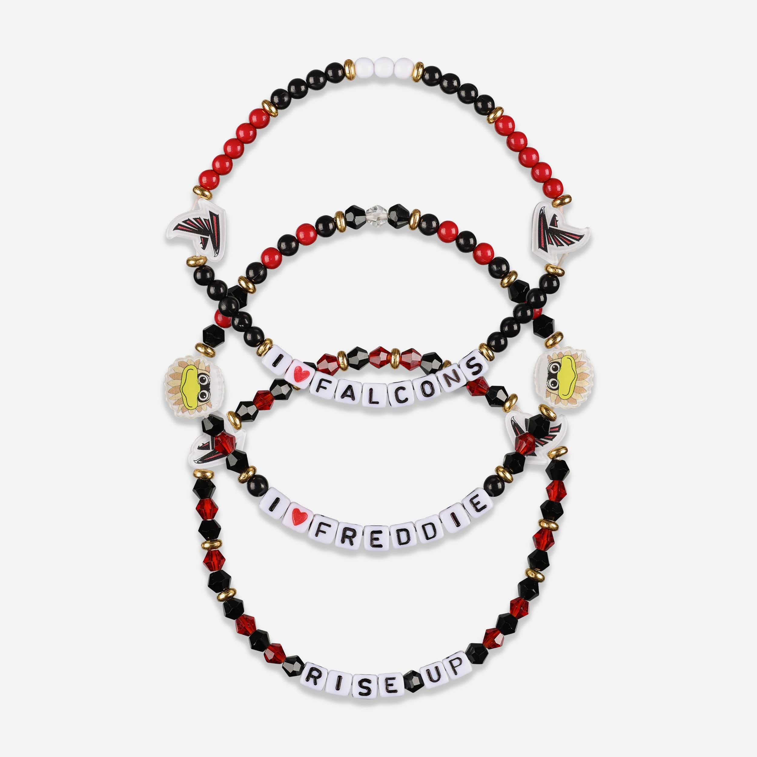 Atlanta Falcons 3 Pack Friendship Bracelet