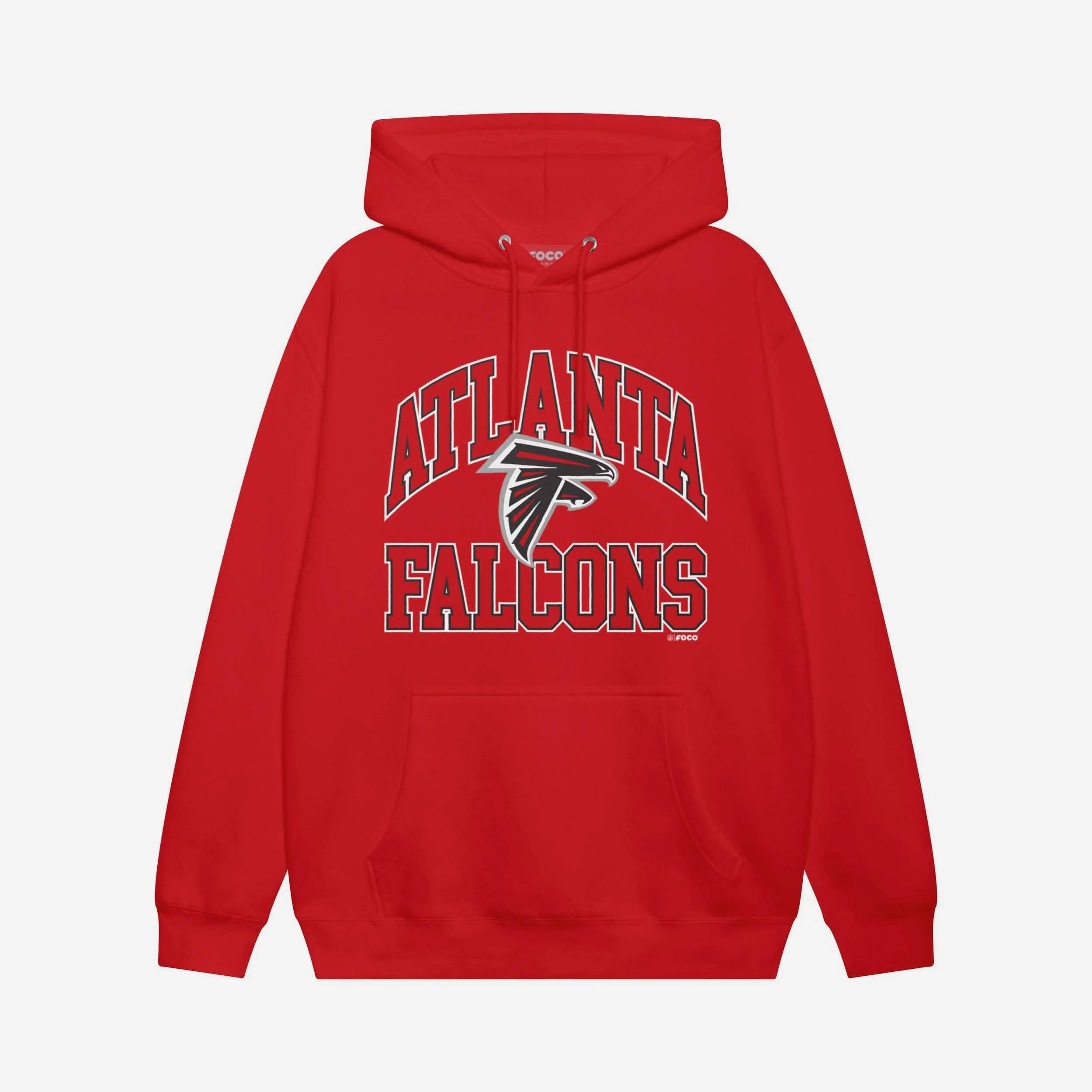 Atlanta Falcons Arched Wordmark Hoodie