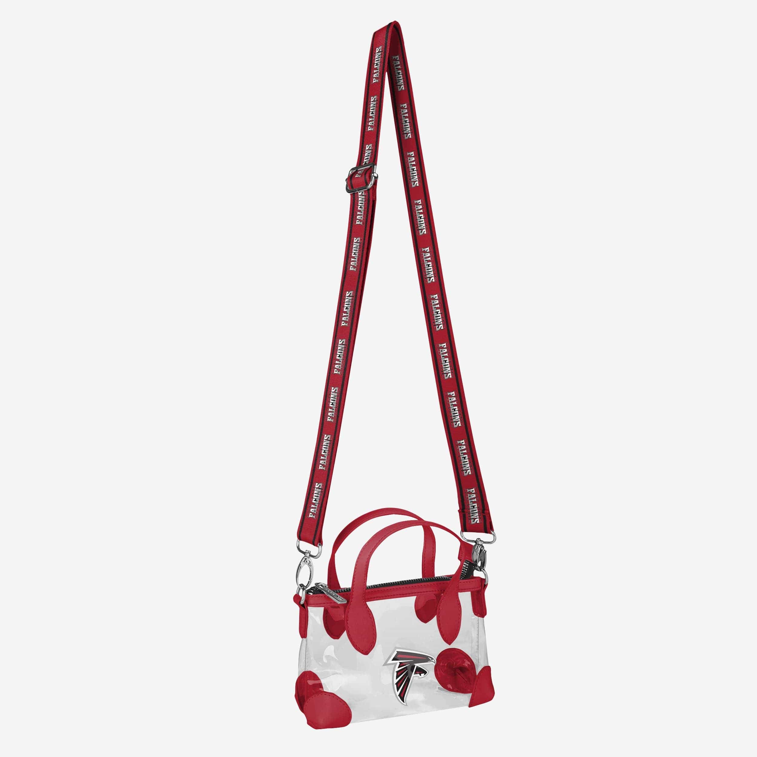 Atlanta Falcons Big Logo Clear Crossbody Mini Purse - Image 3