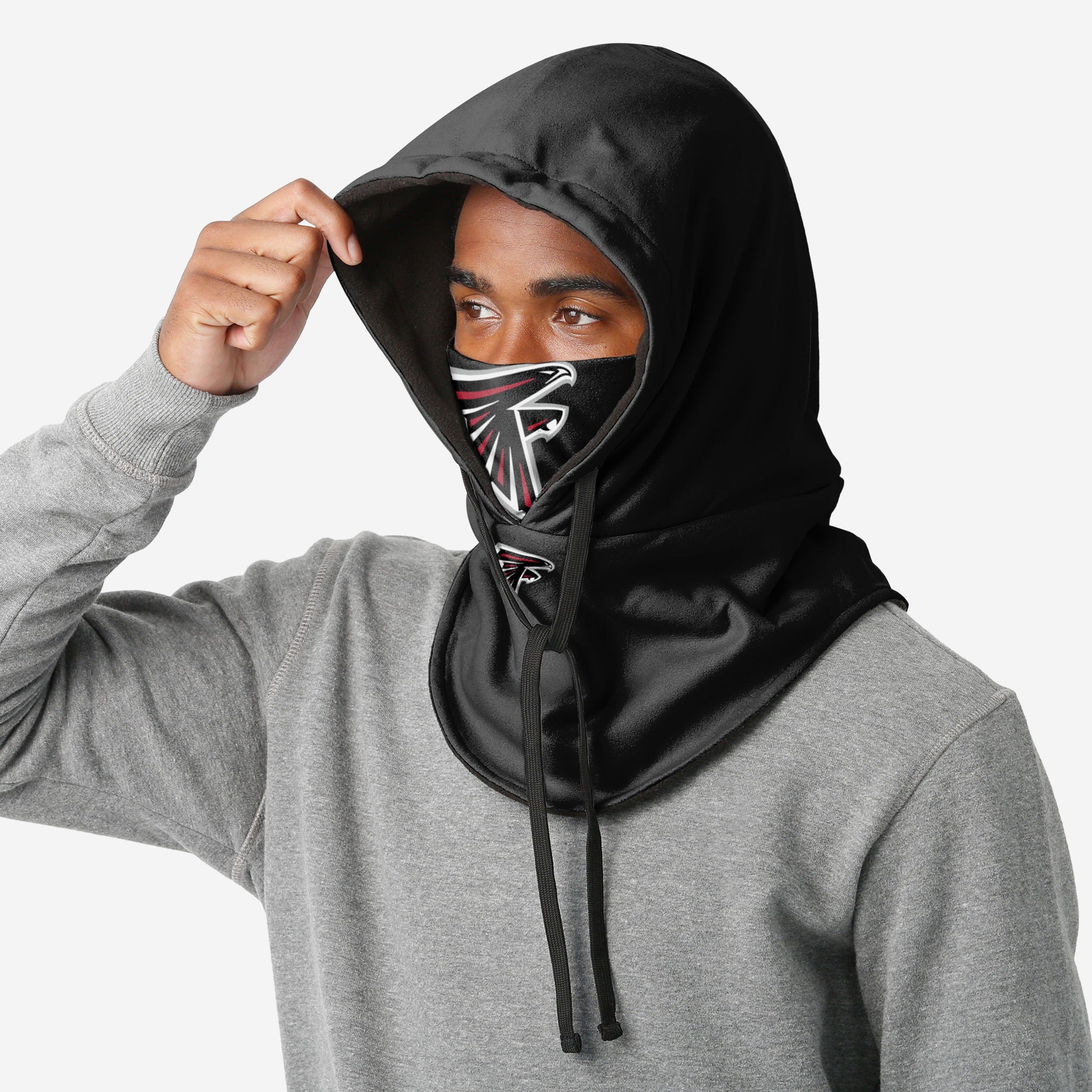Atlanta Falcons Black Drawstring Hooded Gaiter - Image 3