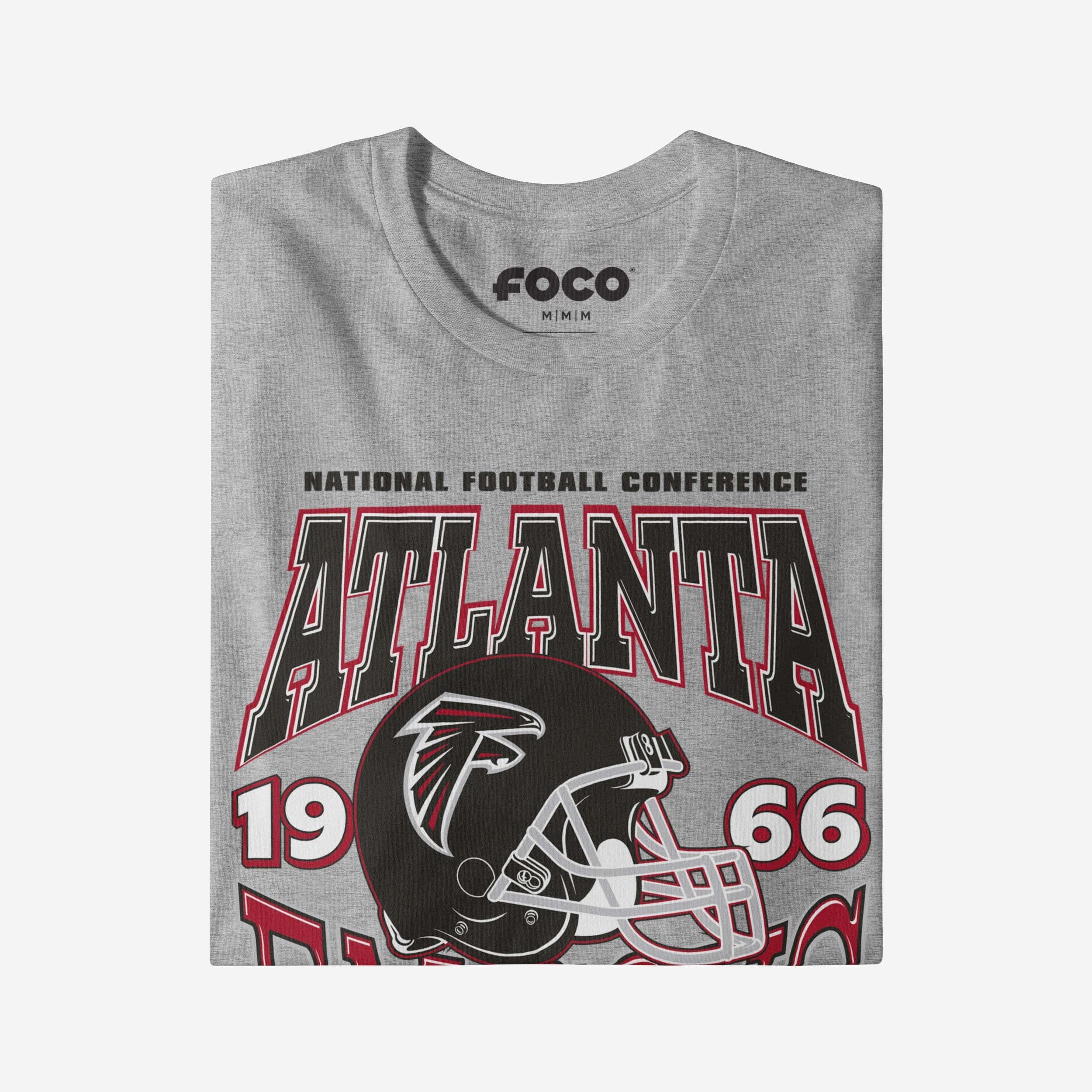 Atlanta Falcons Classic Team Helmet Long Sleeve T-Shirt - Image 3