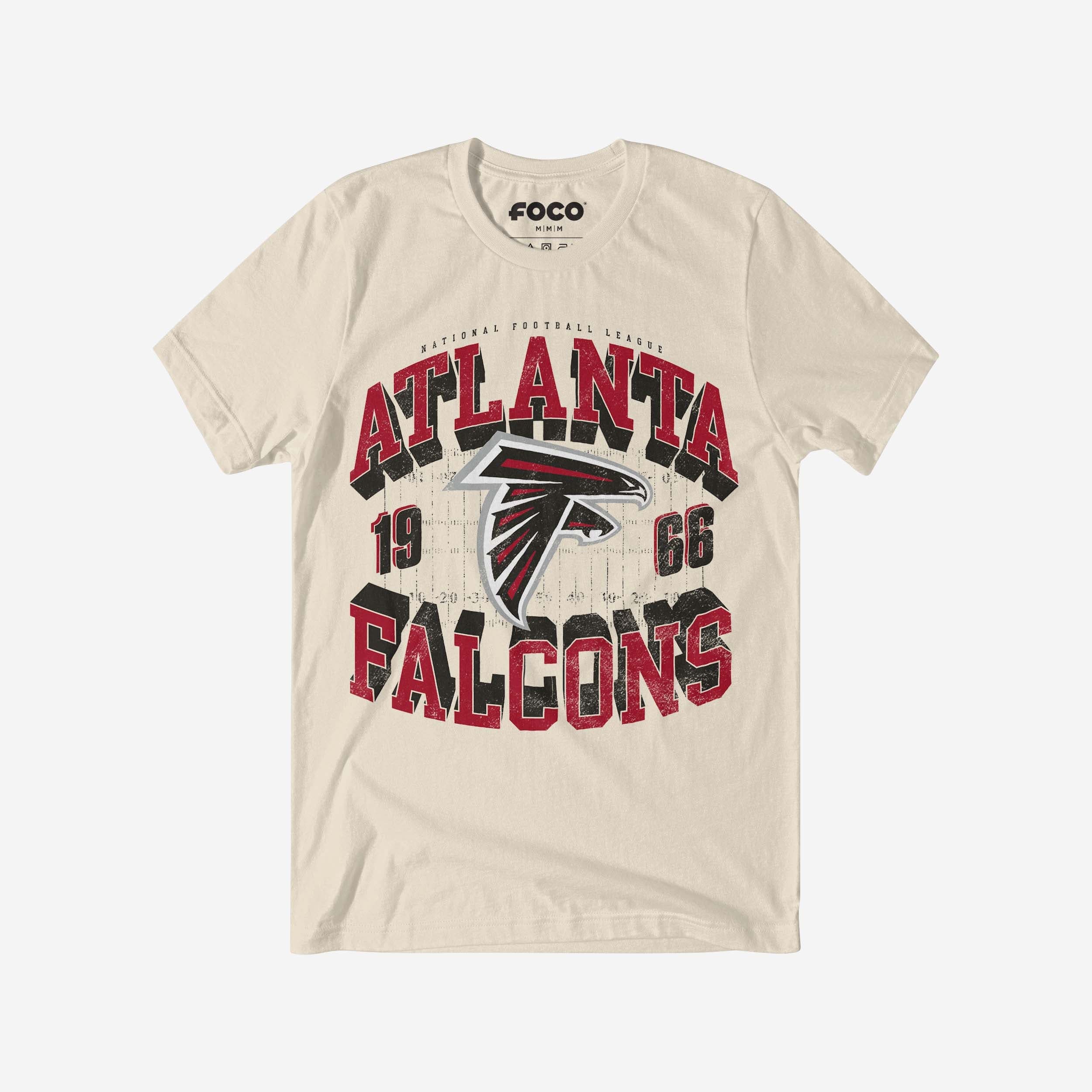 Atlanta Falcons Field Arched Wordmark T-Shirt
