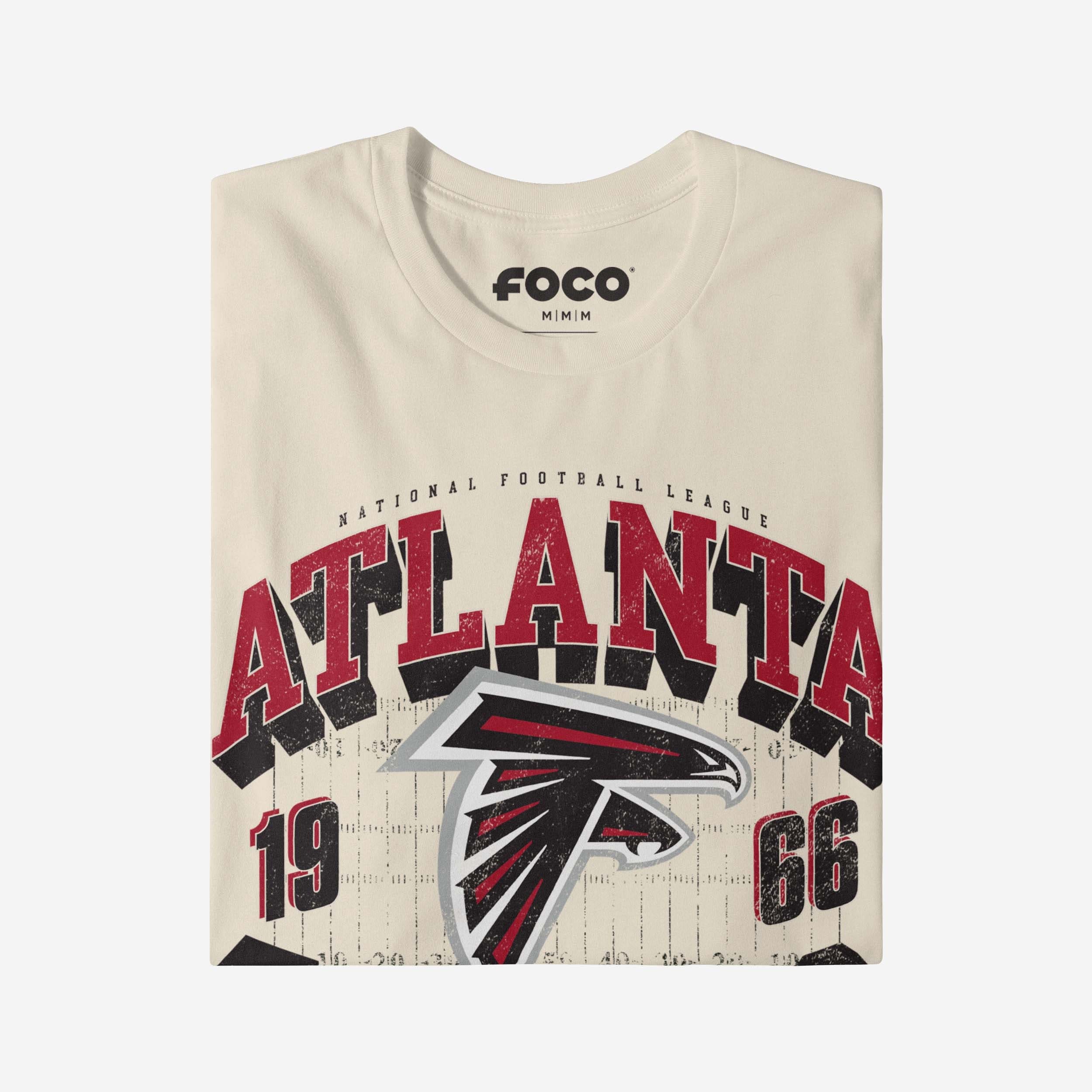 Atlanta Falcons Field Arched Wordmark T-Shirt - Image 4
