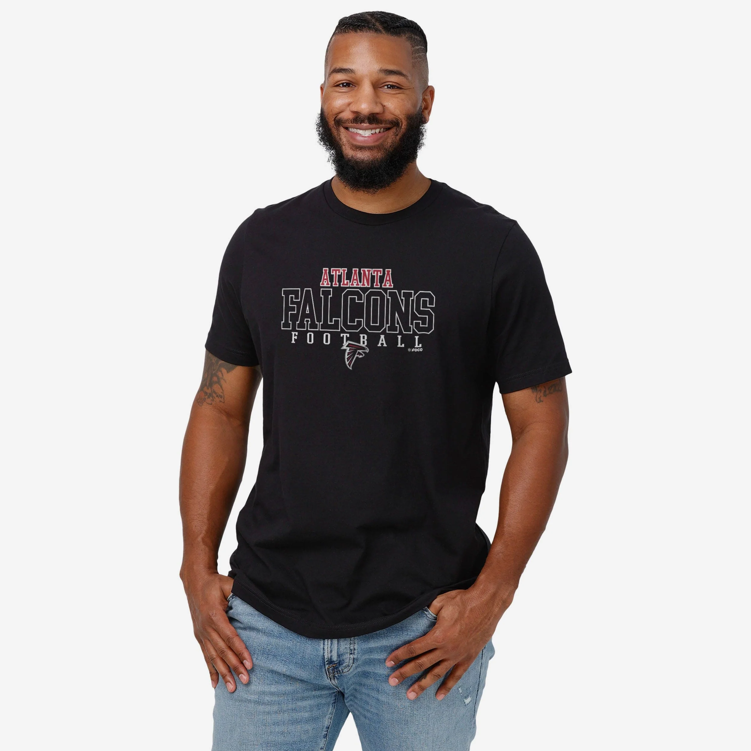Atlanta Falcons Football Wordmark T-Shirt - Image 6