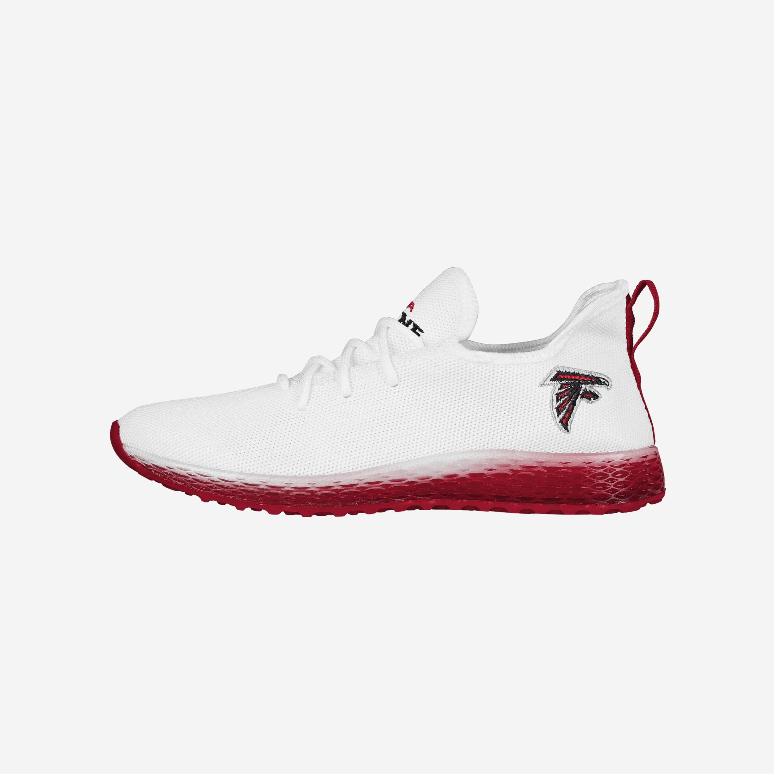 Atlanta Falcons Gradient Midsole White Sneakers