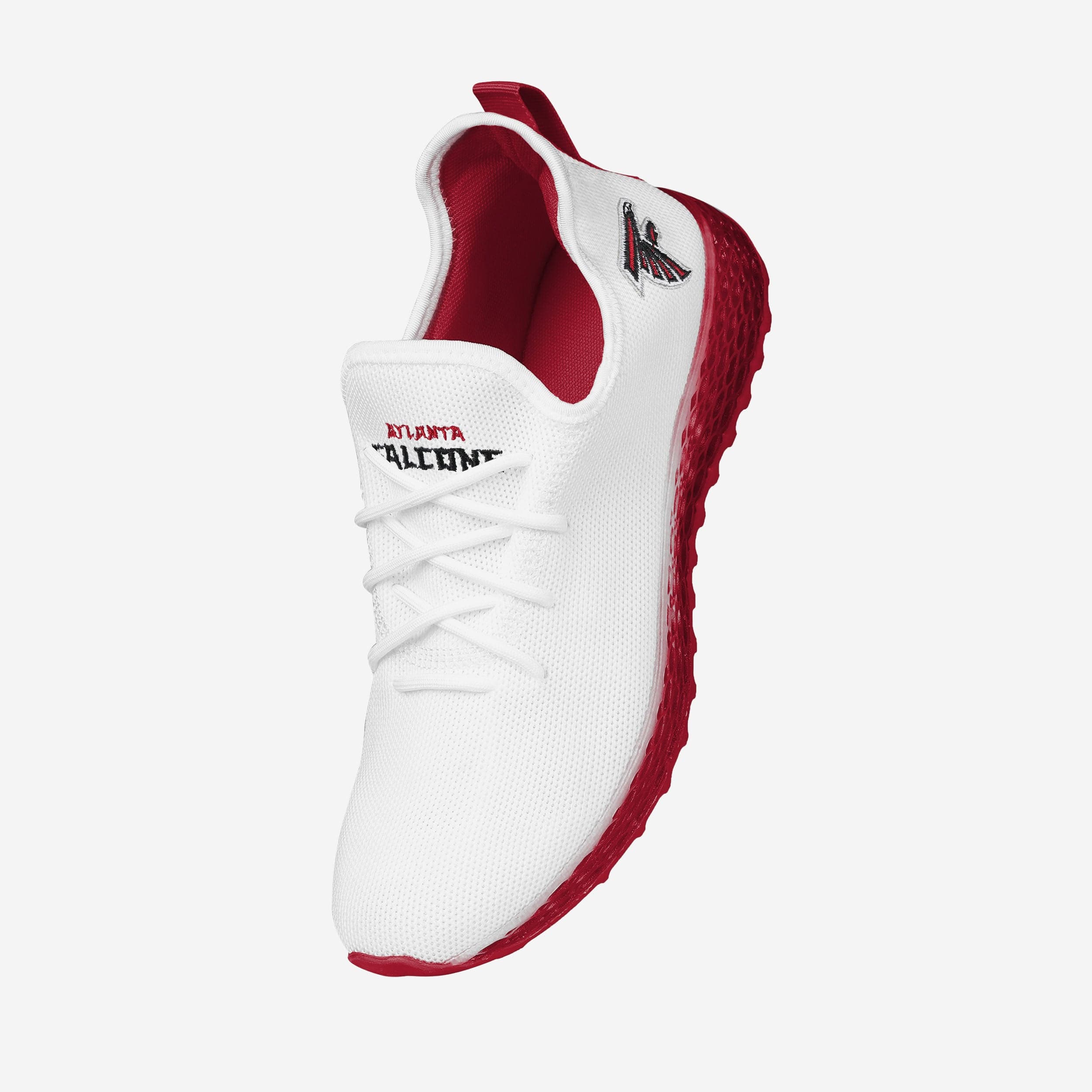 Atlanta Falcons Gradient Midsole White Sneakers - Image 2