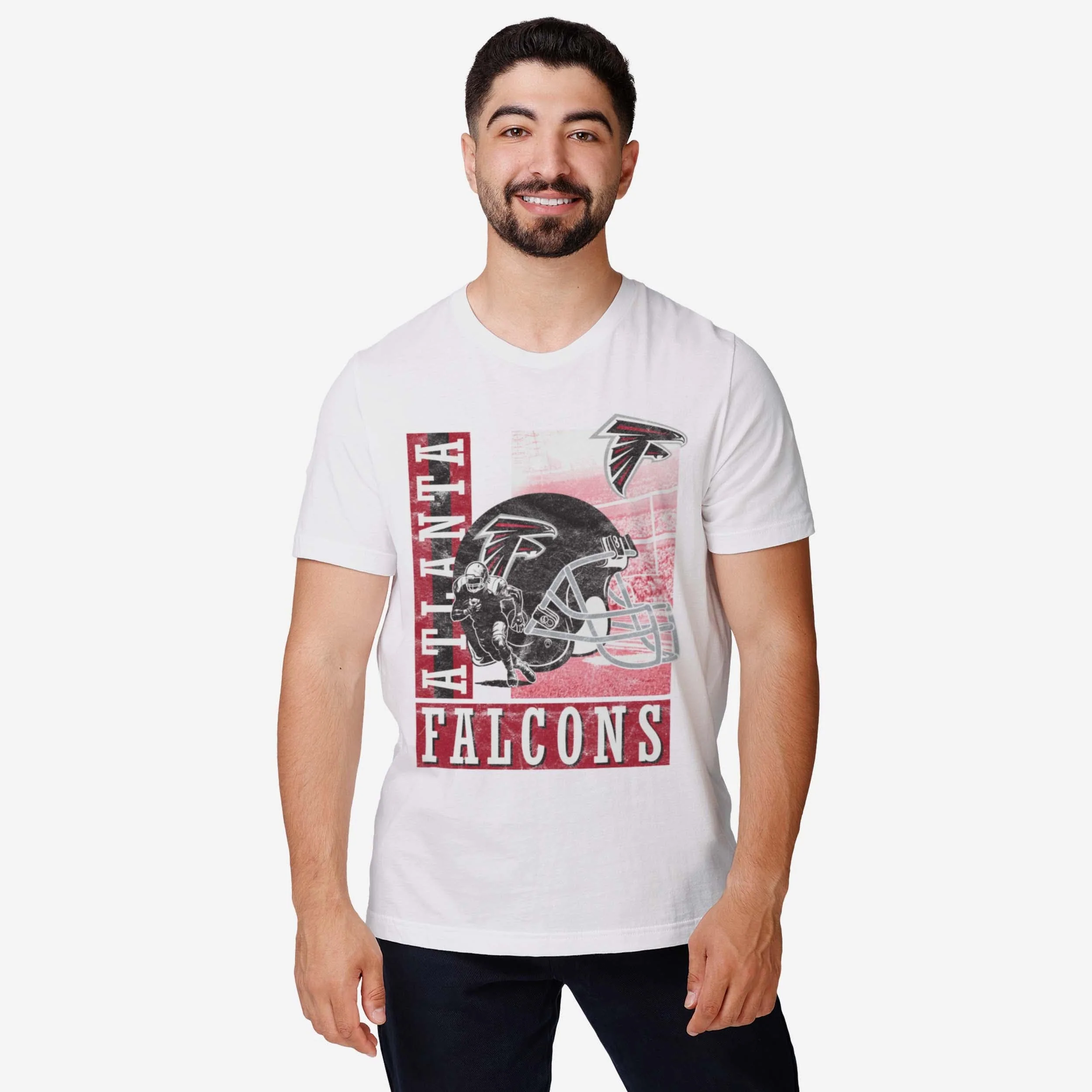 Atlanta Falcons Helmet Dash T-Shirt - Image 2