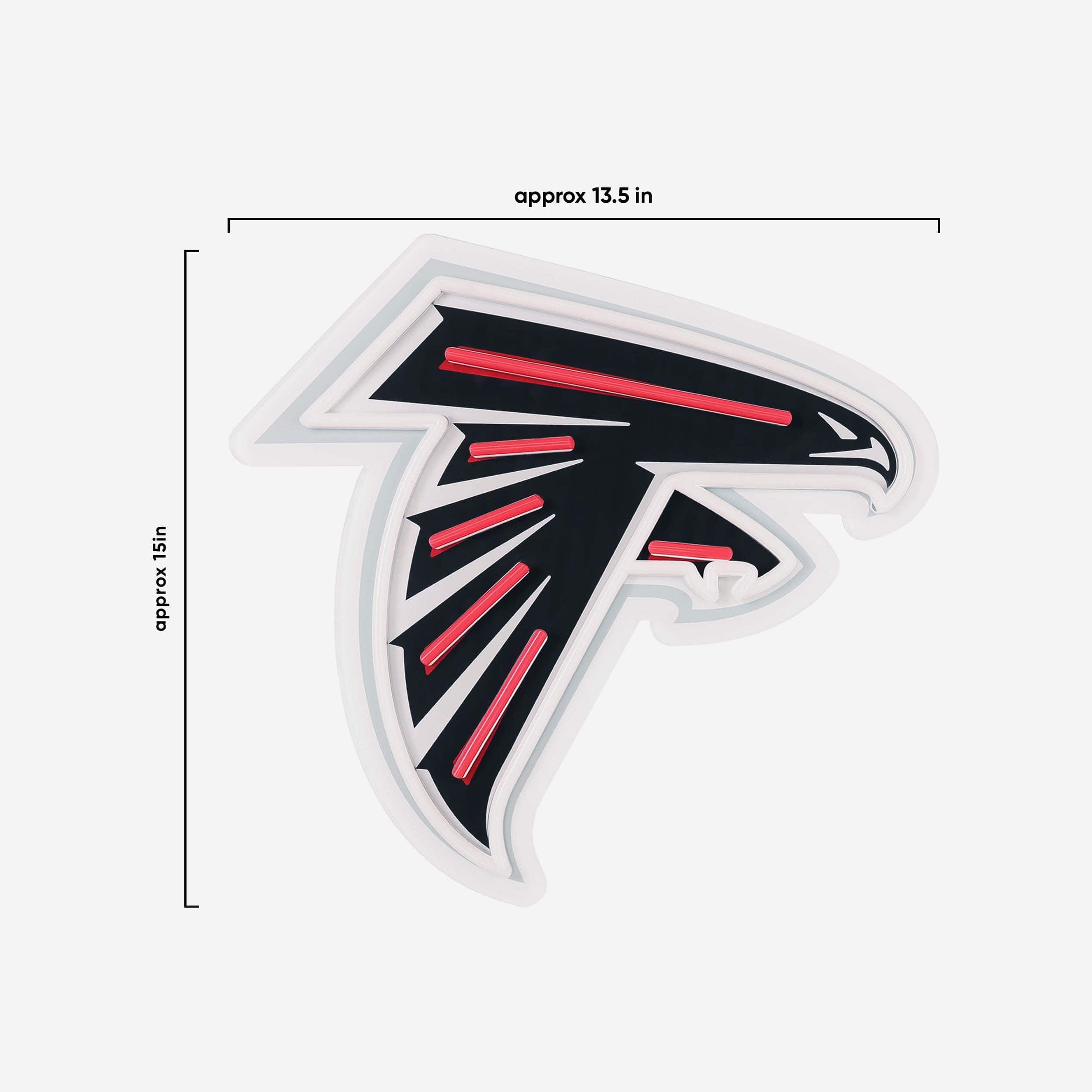 Atlanta Falcons LED Neon Light Up Team Logo Sign - Image 4