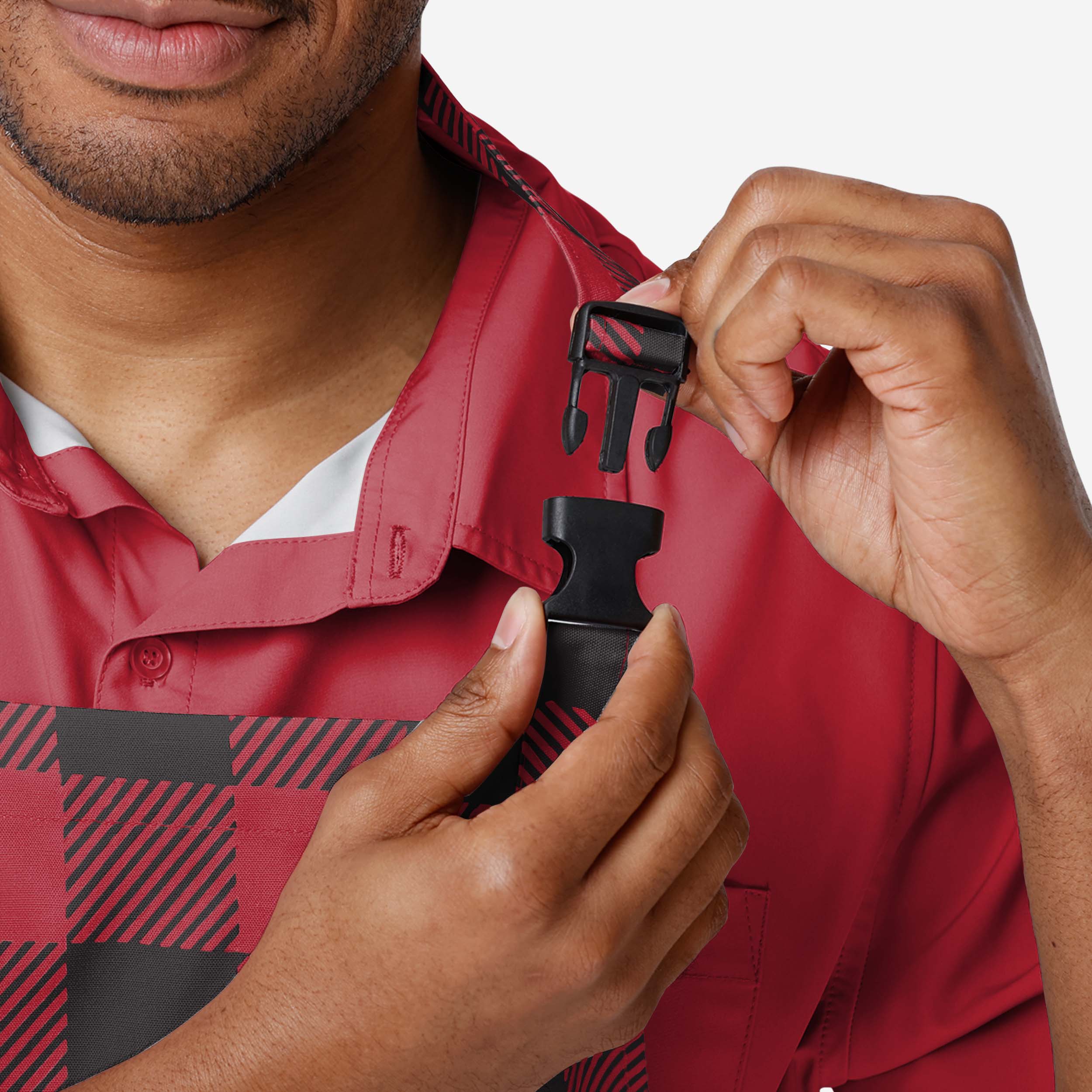 Atlanta Falcons Plaid Apron - Image 3