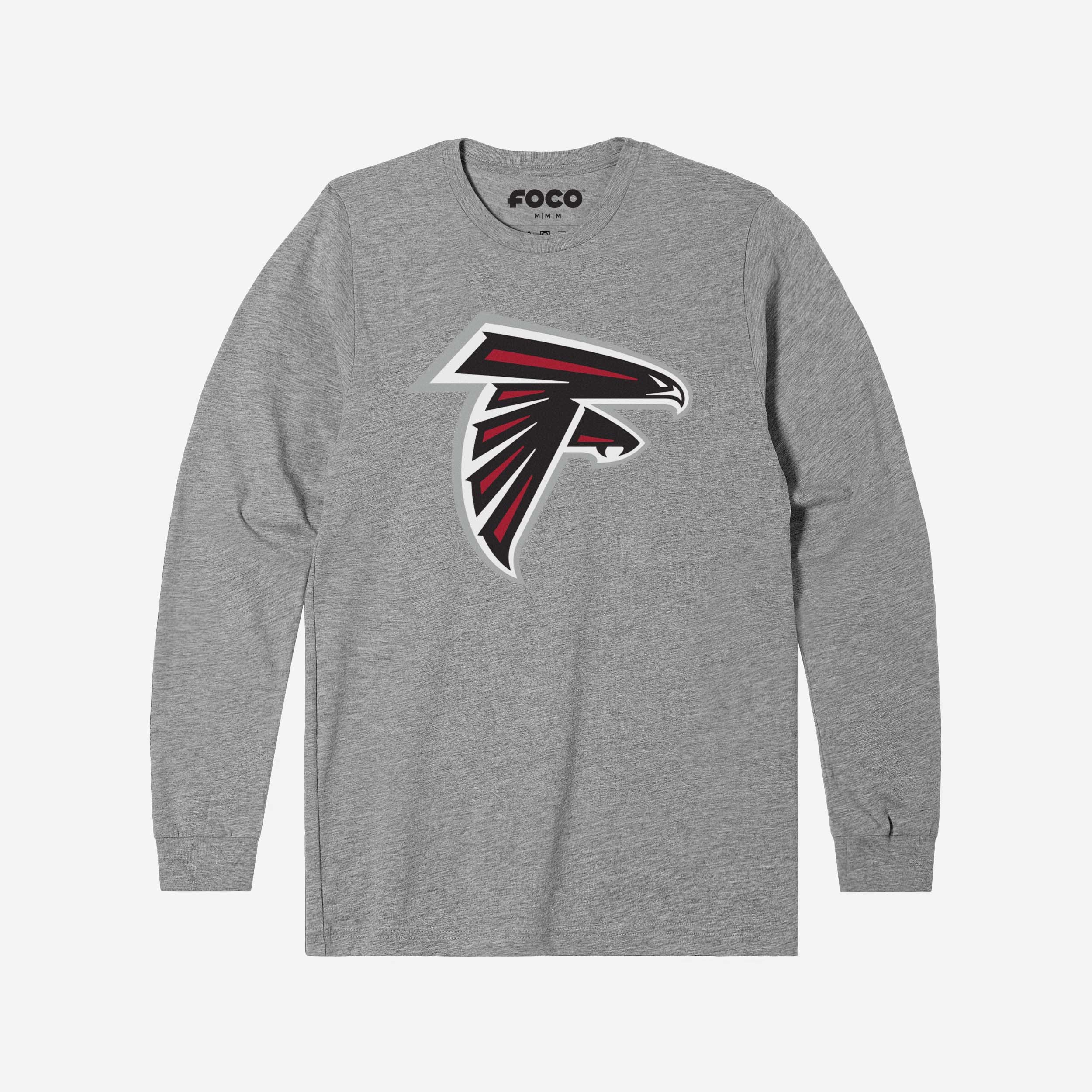 Atlanta Falcons Primary Logo Long Sleeve T-Shirt - Image 9