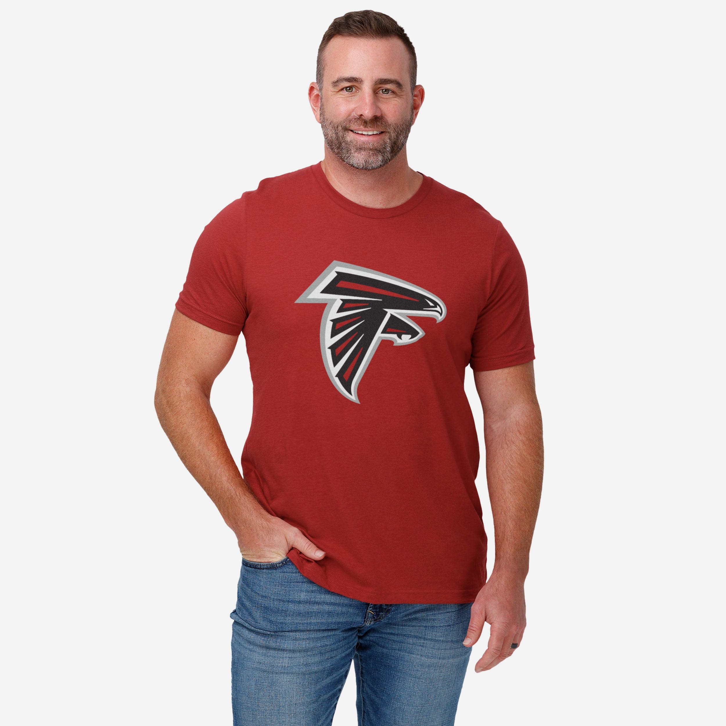 Atlanta Falcons Primary Logo T-Shirt - Image 2