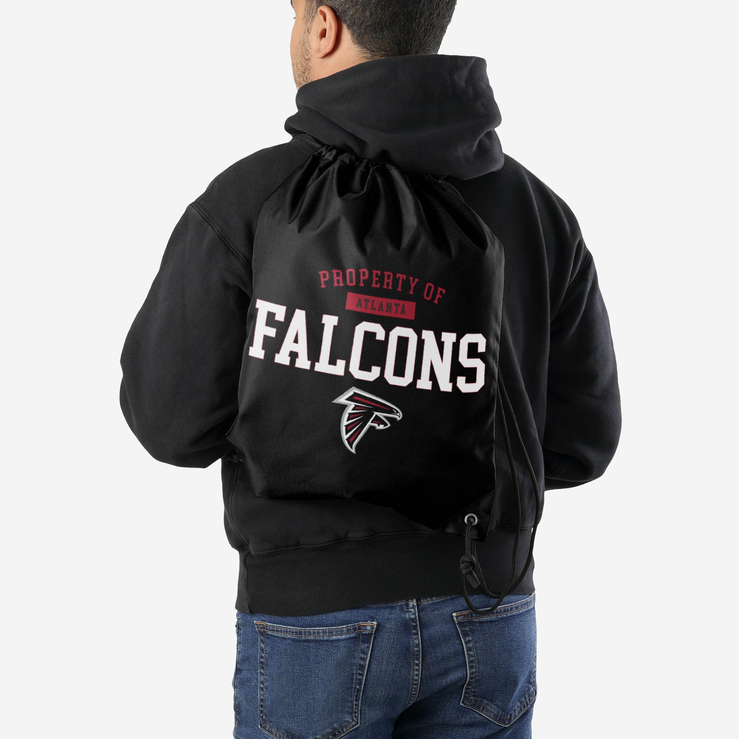 Atlanta Falcons Property Of Drawstring Backpack - Image 2