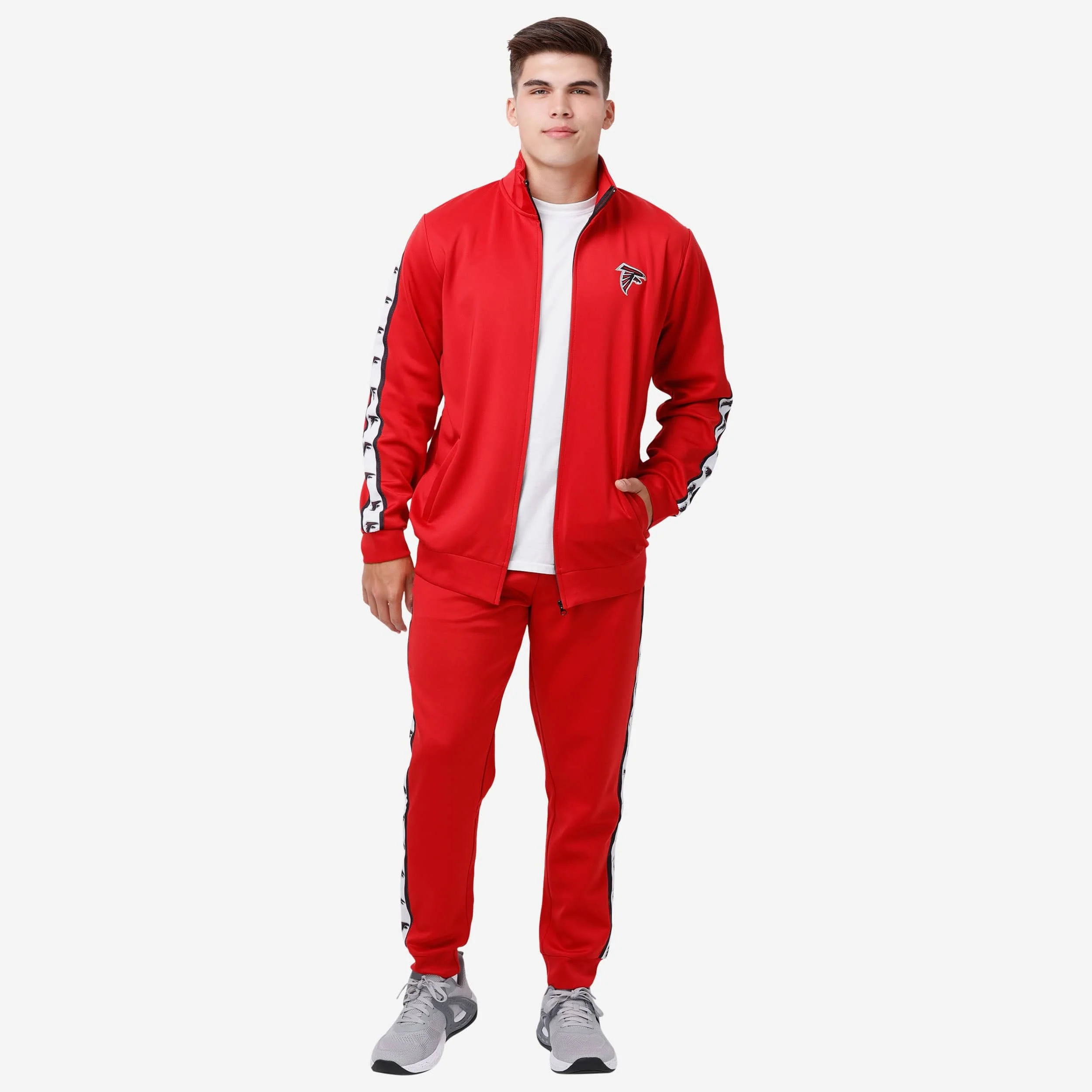 Atlanta Falcons Stripe Logo Track Pants - Image 5