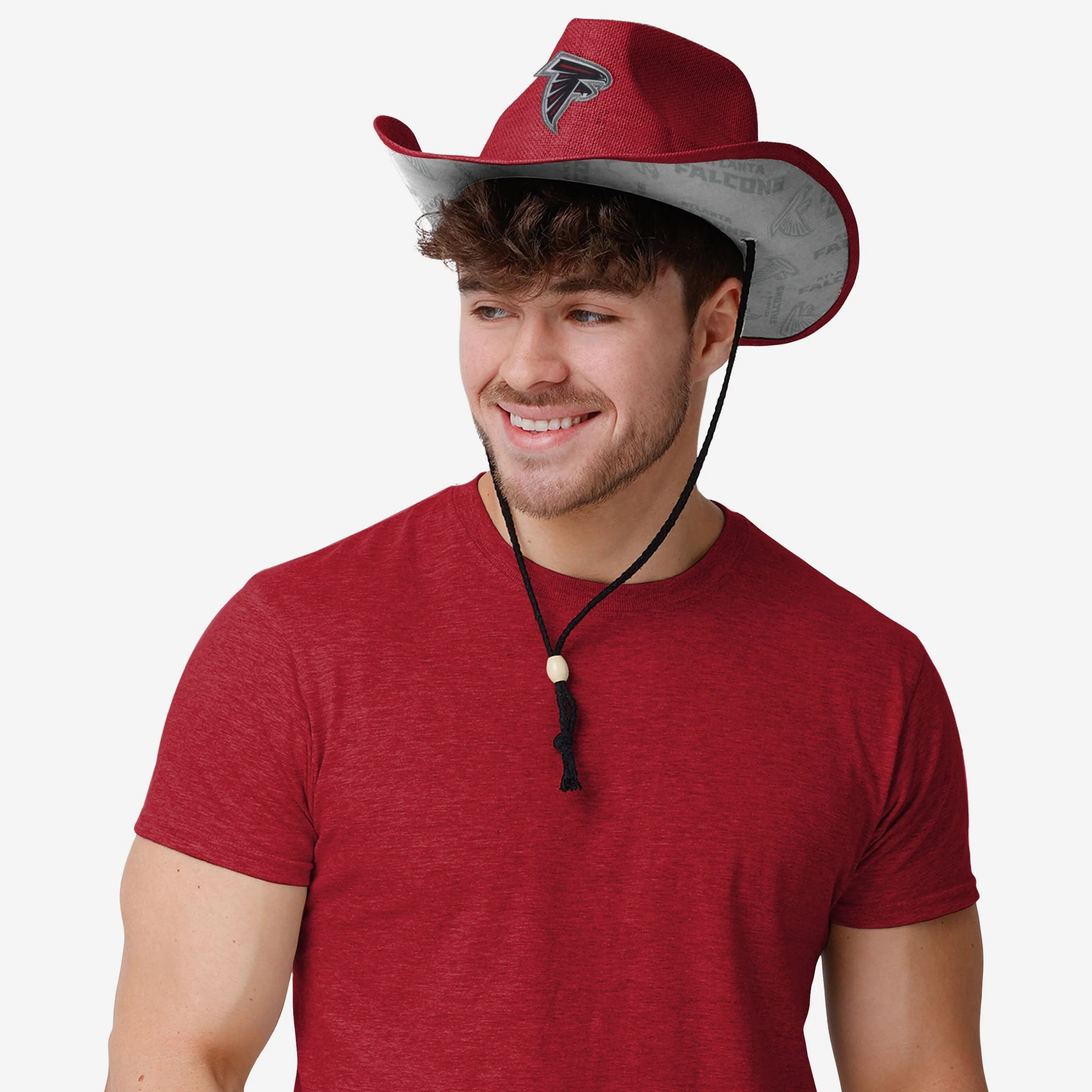 Atlanta Falcons Team Stripe Cowboy Hat - Image 5