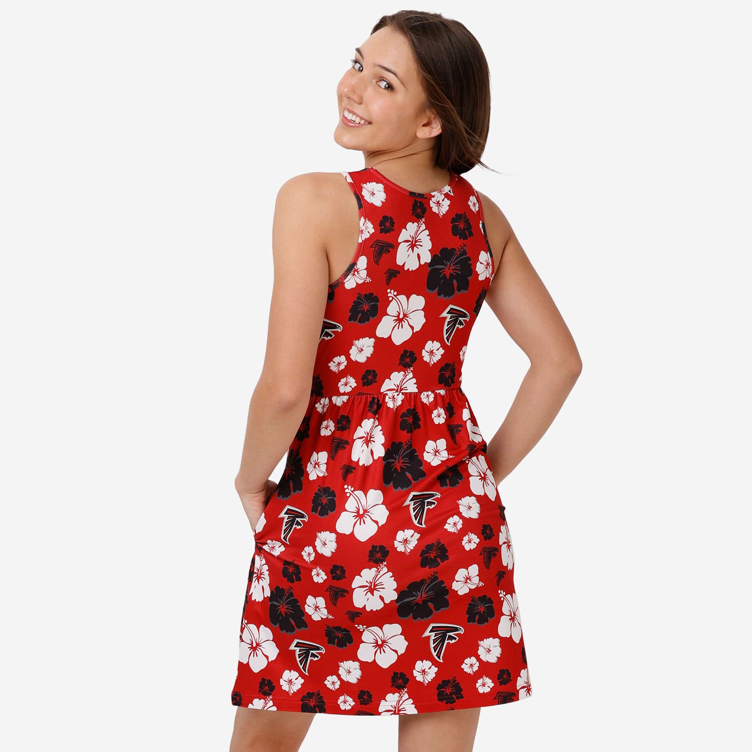 Atlanta Falcons Womens Fan Favorite Floral Sundress - Image 2